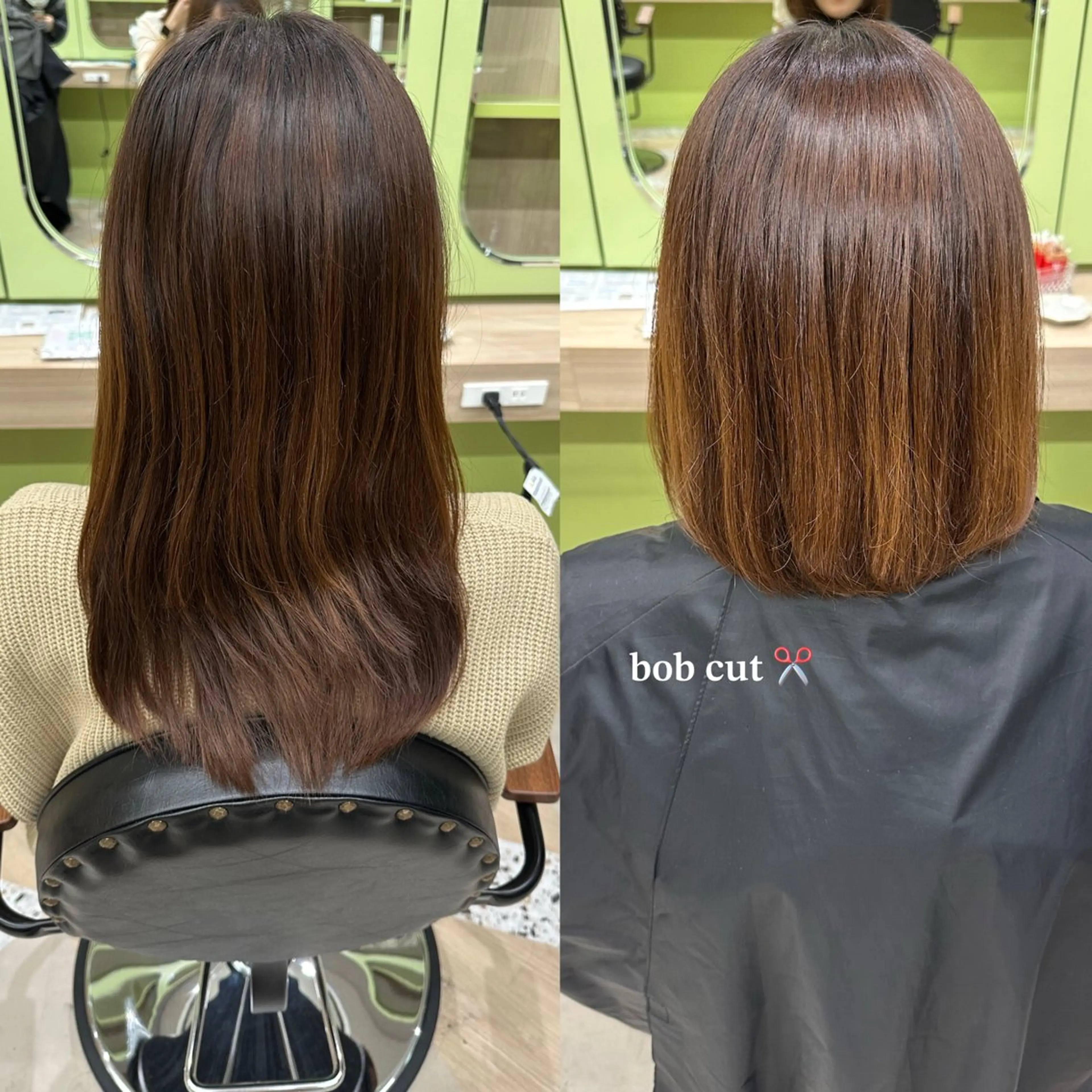 ロング yuka♡/ボブ カット/暖色カラーのヘアスタイル