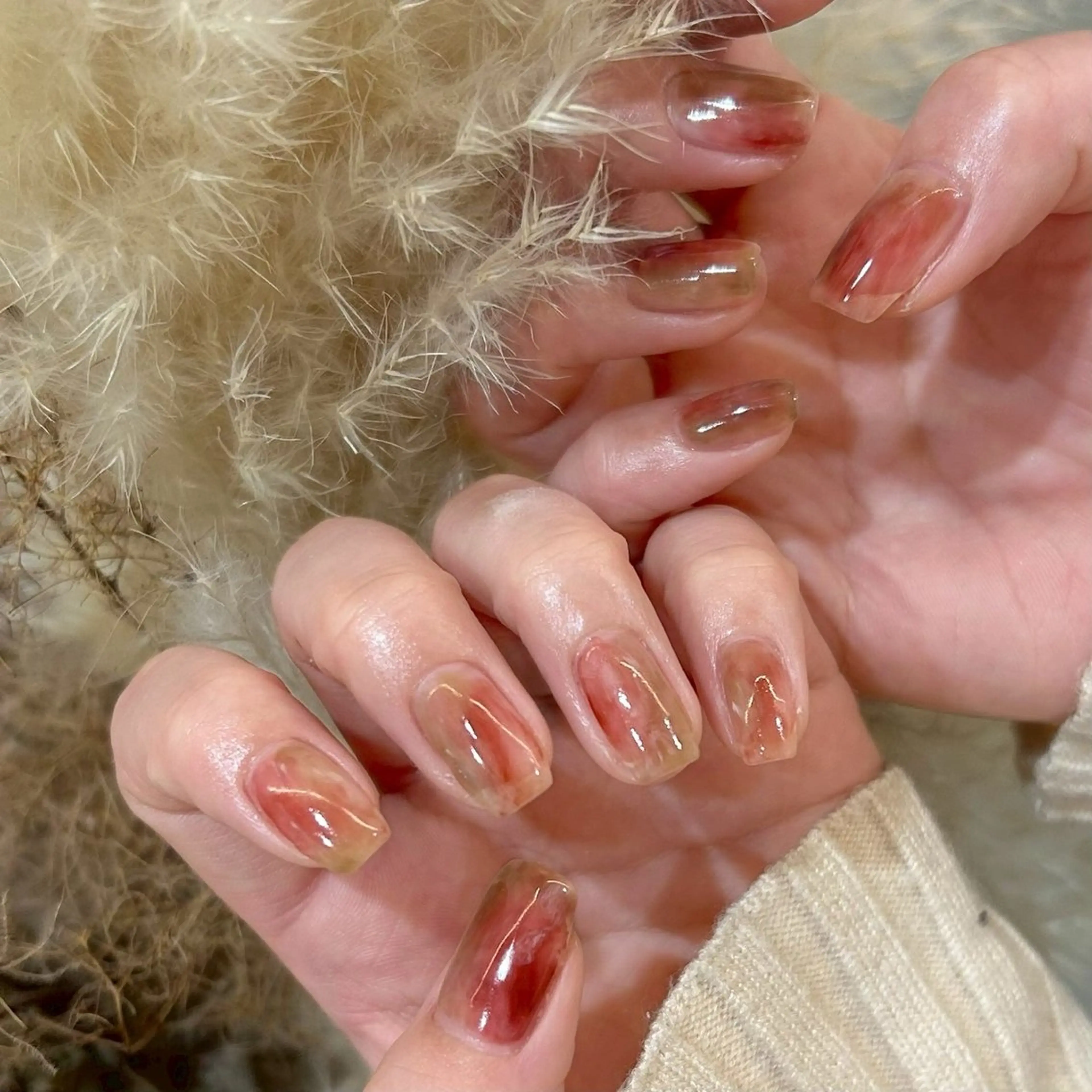 ネイル ハンドネイル shio ♡ 8月分予約受付中のネイルデザイン
