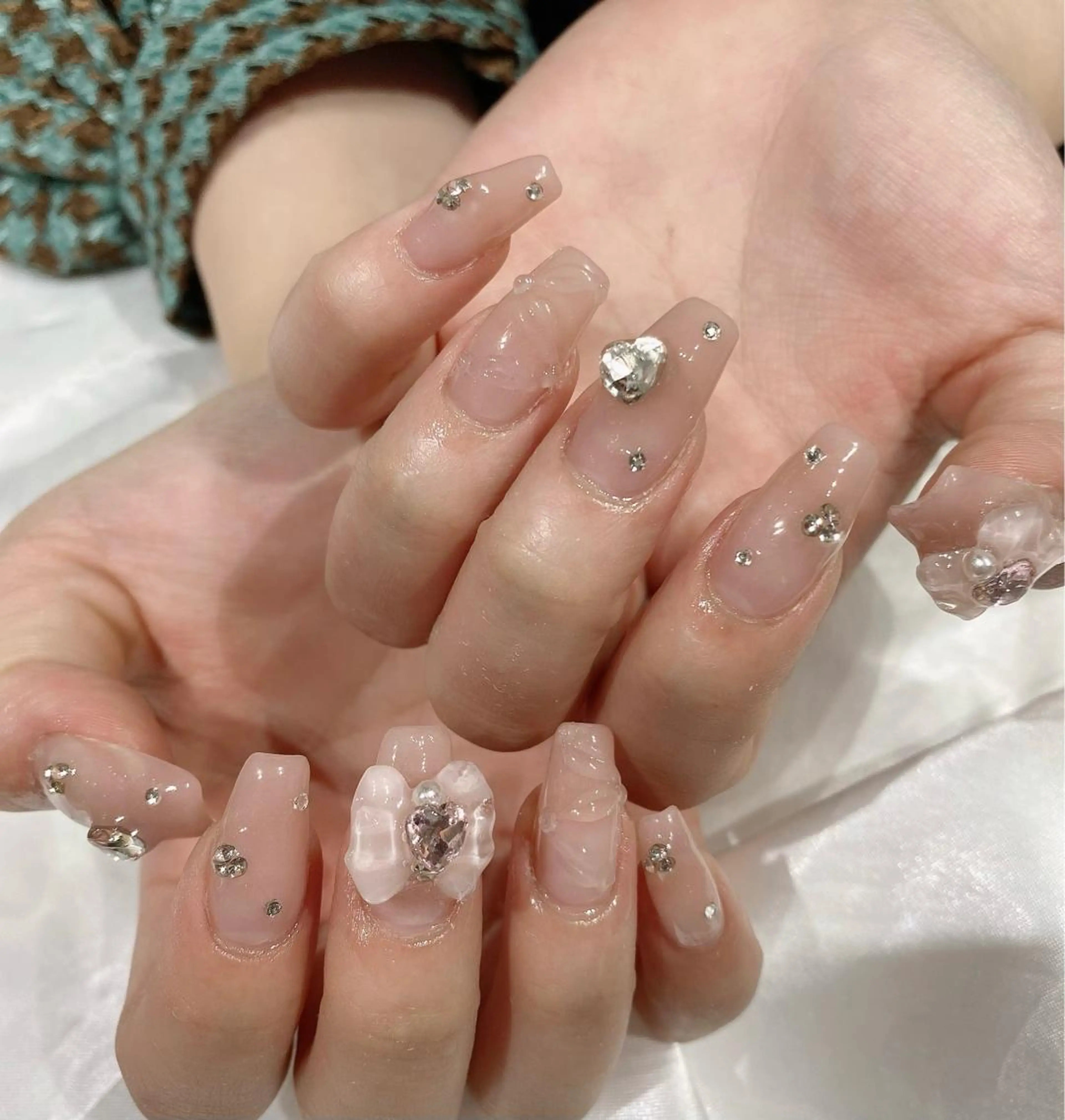 ミディアム ハンドネイル JNA認定講師🌸 RIEのネイルデザイン