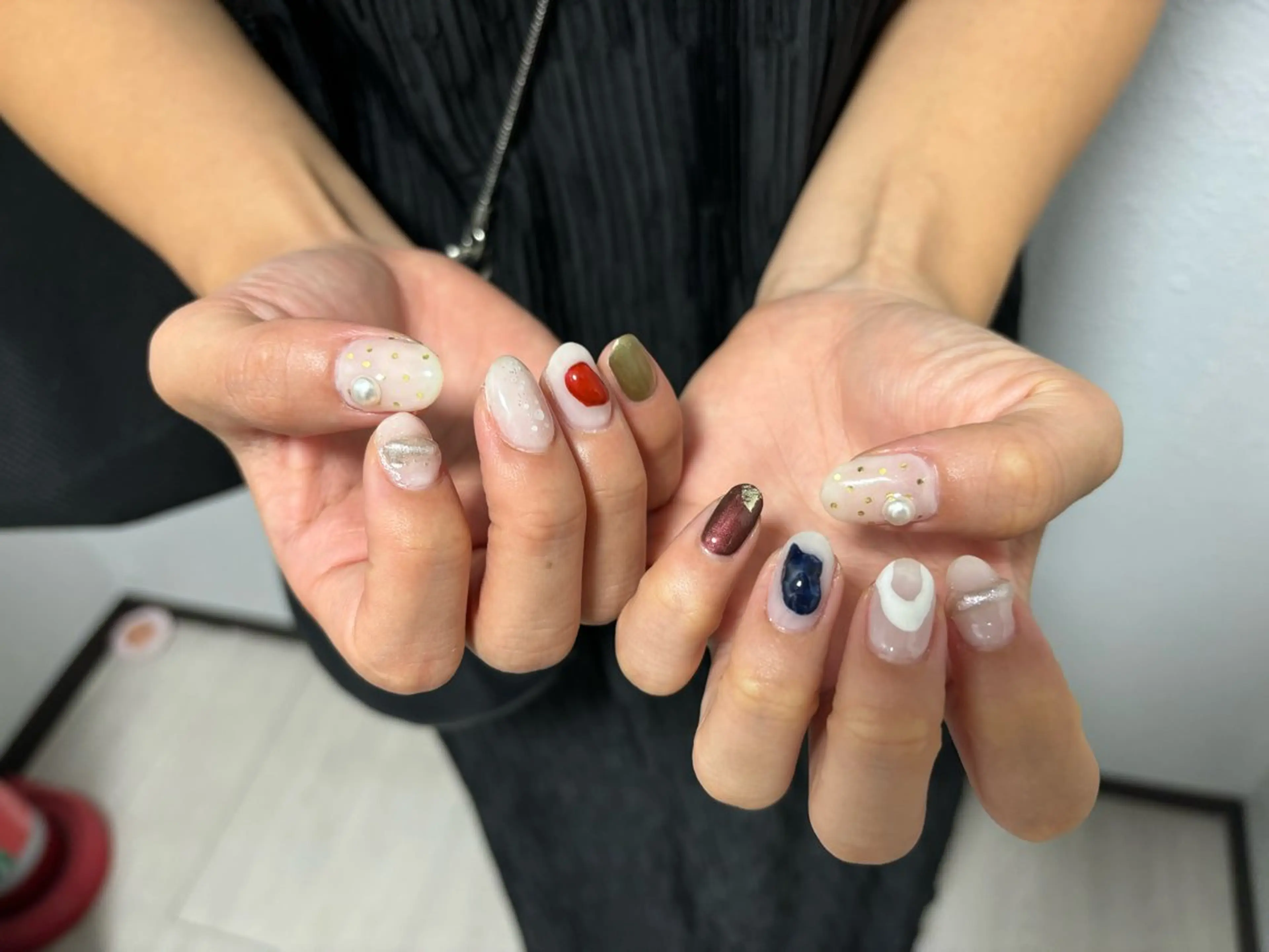 ネイル ニュアンスネイル ハンドネイル Lani🌈Nail Konatsuのネイルデザイン