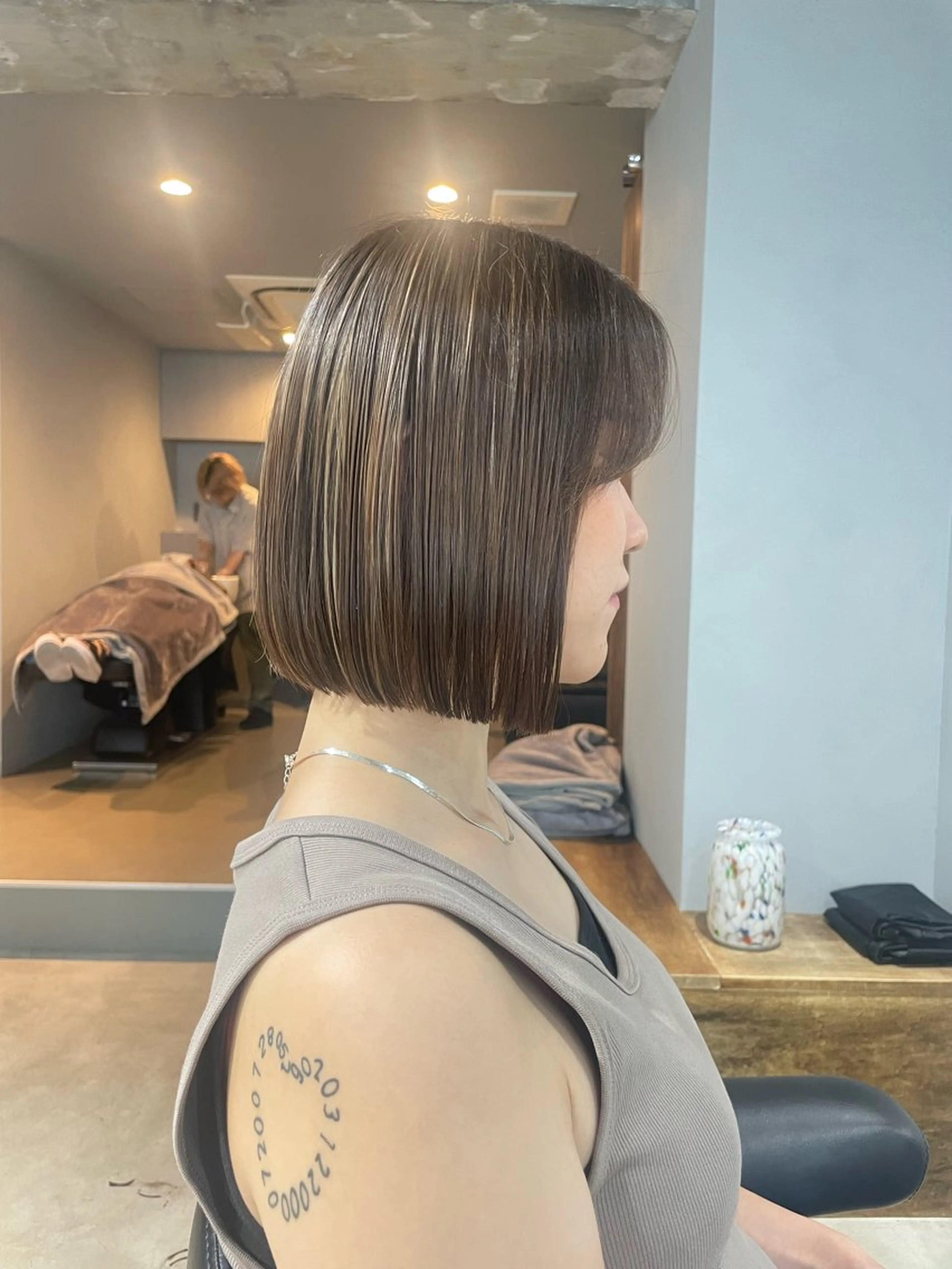 ショート カット トリートメント 【arc】Ruri コテ巻き風パーマのヘアスタイル