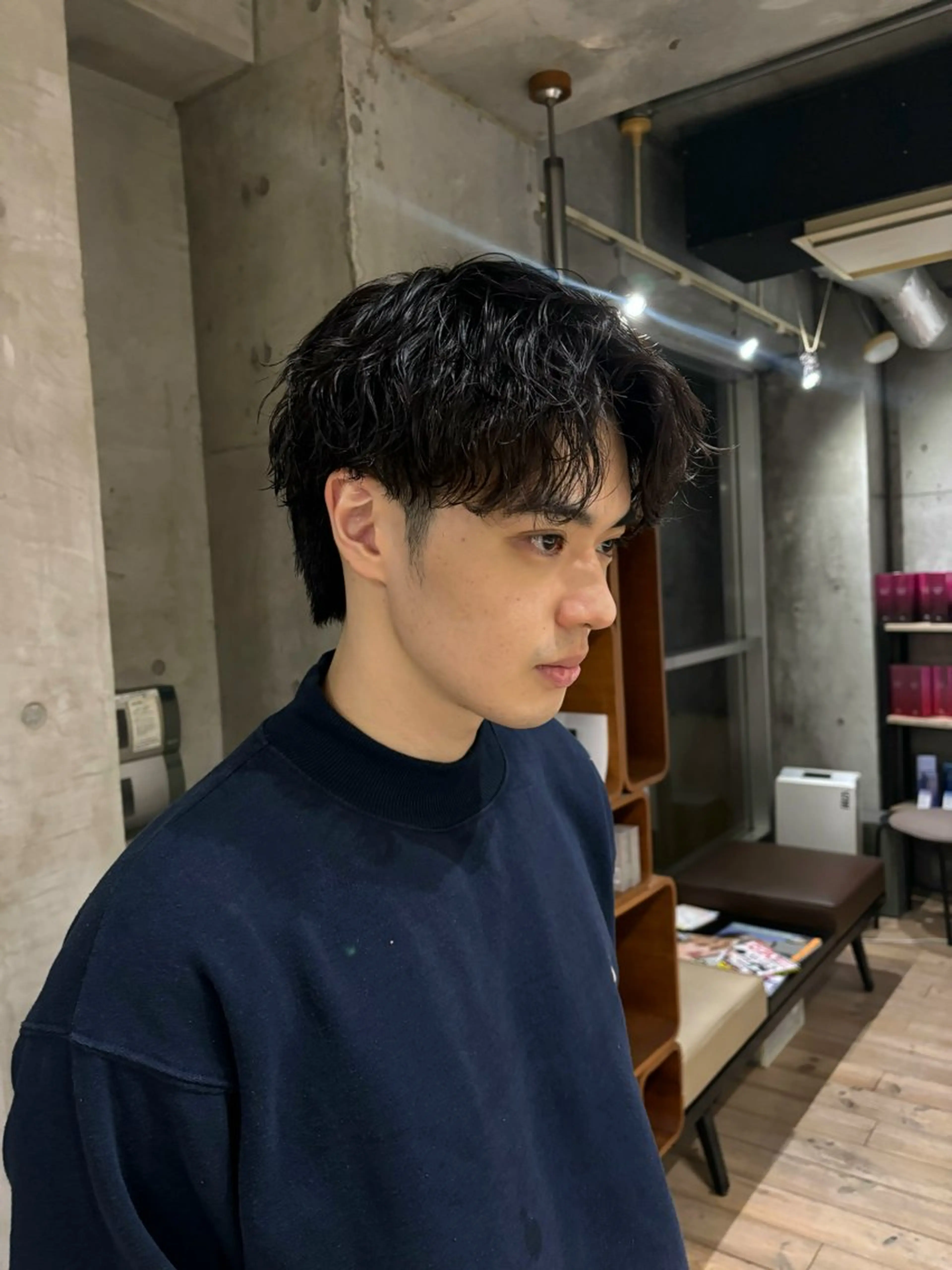 ショート パーマ メンズ fifth 庄子愛彩のヘアスタイル