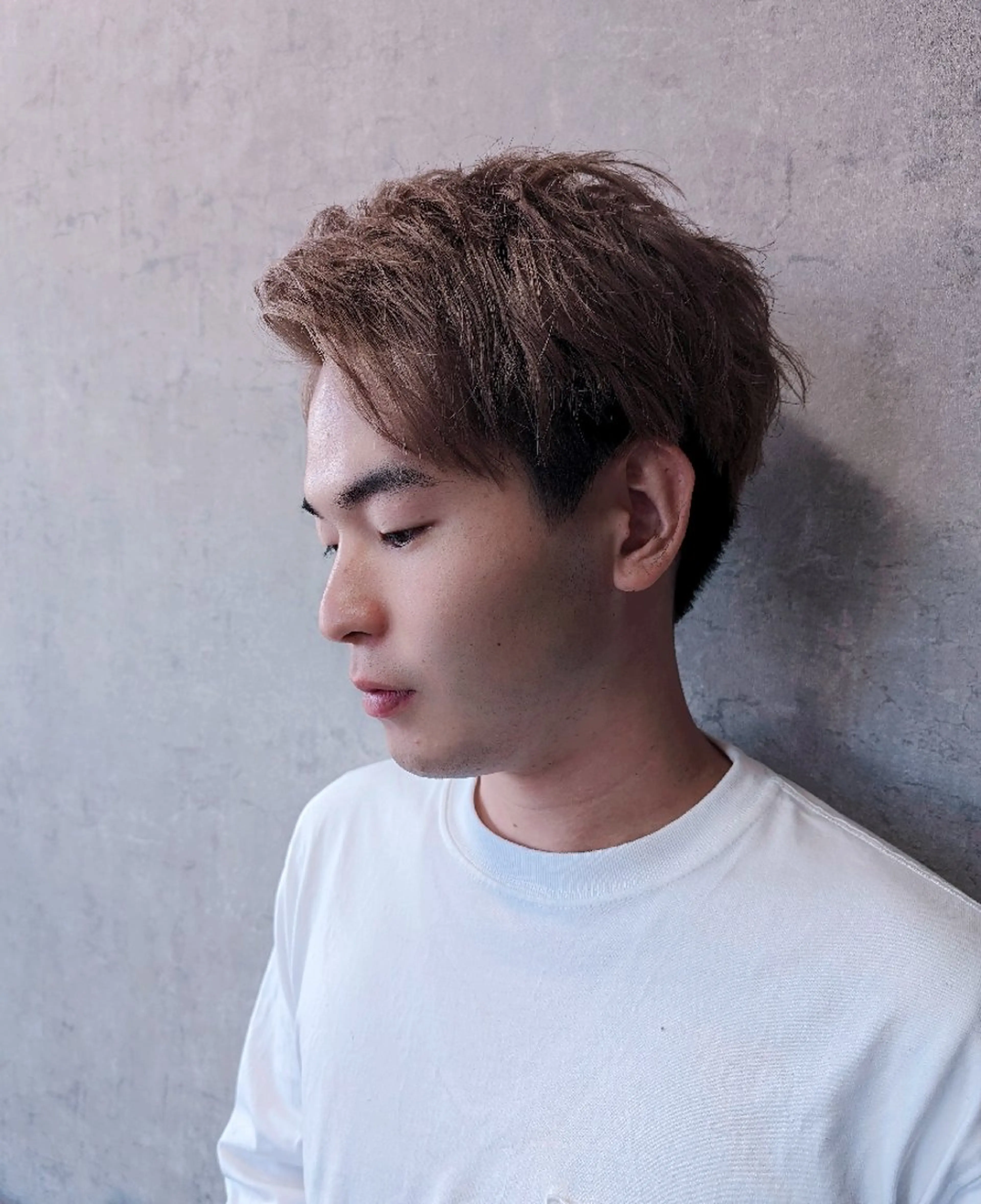 メンズ アップバング ふつうの美容師🐕 永山昂のヘアスタイル