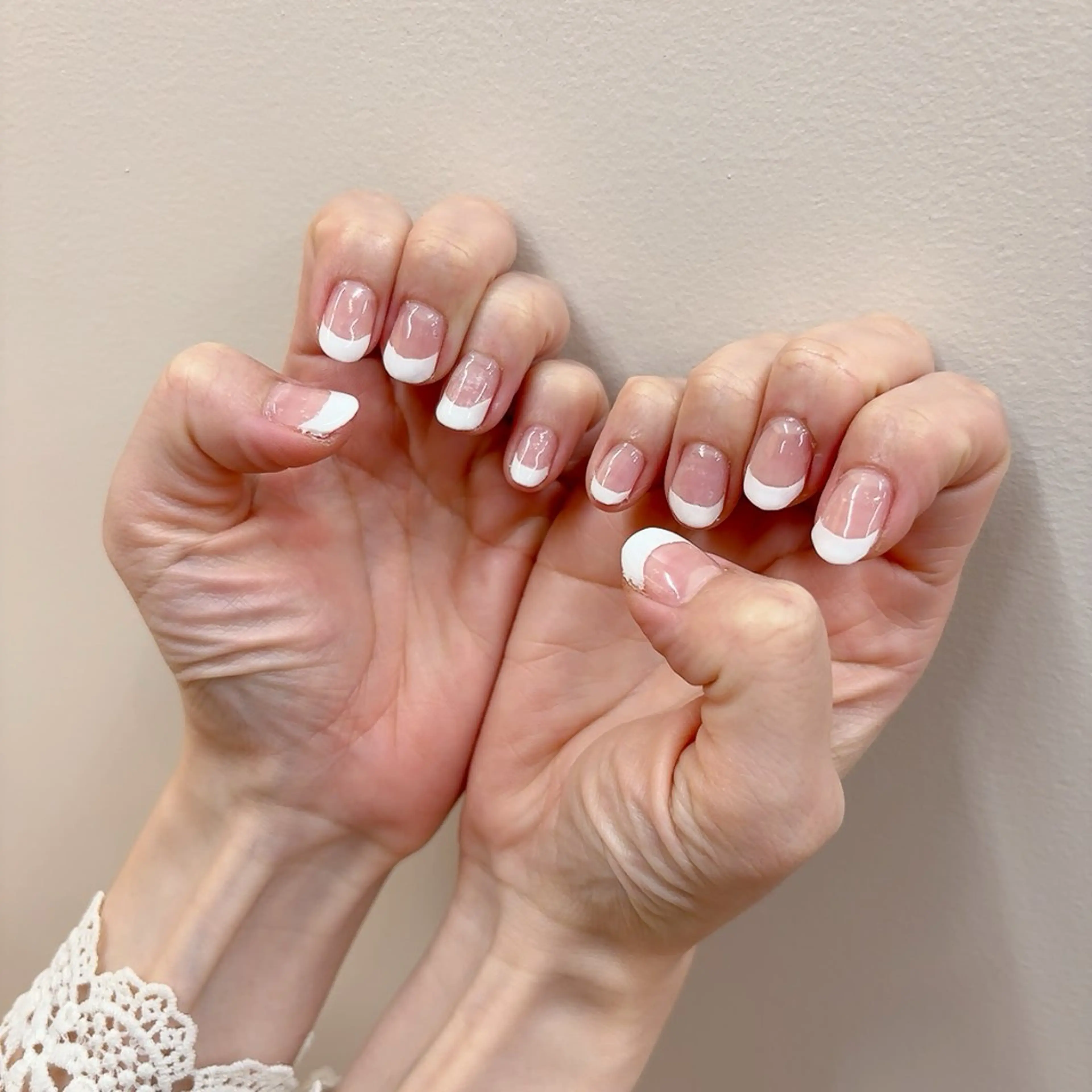 ネイル フレンチネイル yui TRIOSのネイルデザイン