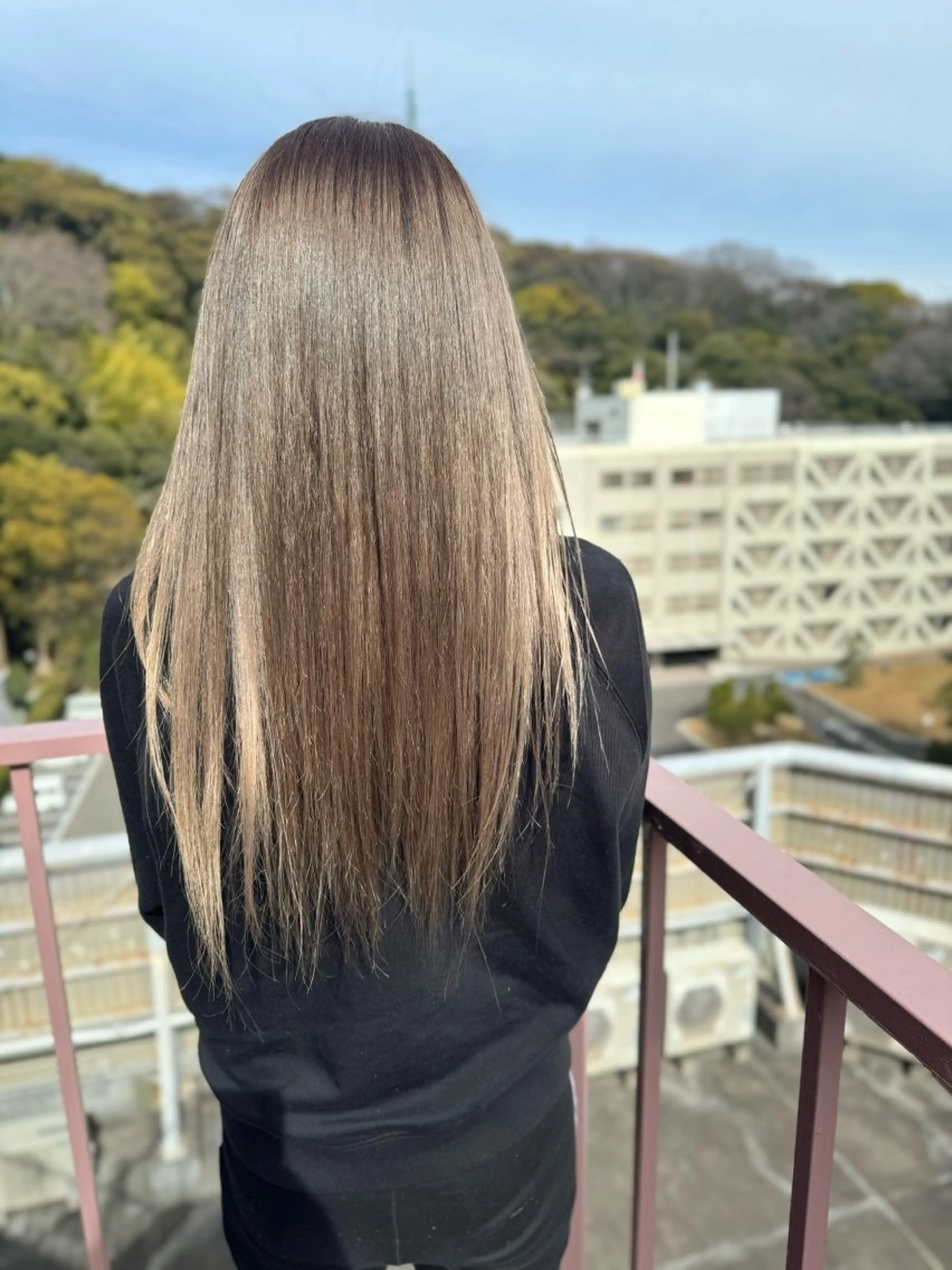 ロング カラー ベージュカラー ヘアカラー Viage （ビアージュ）のヘアスタイル