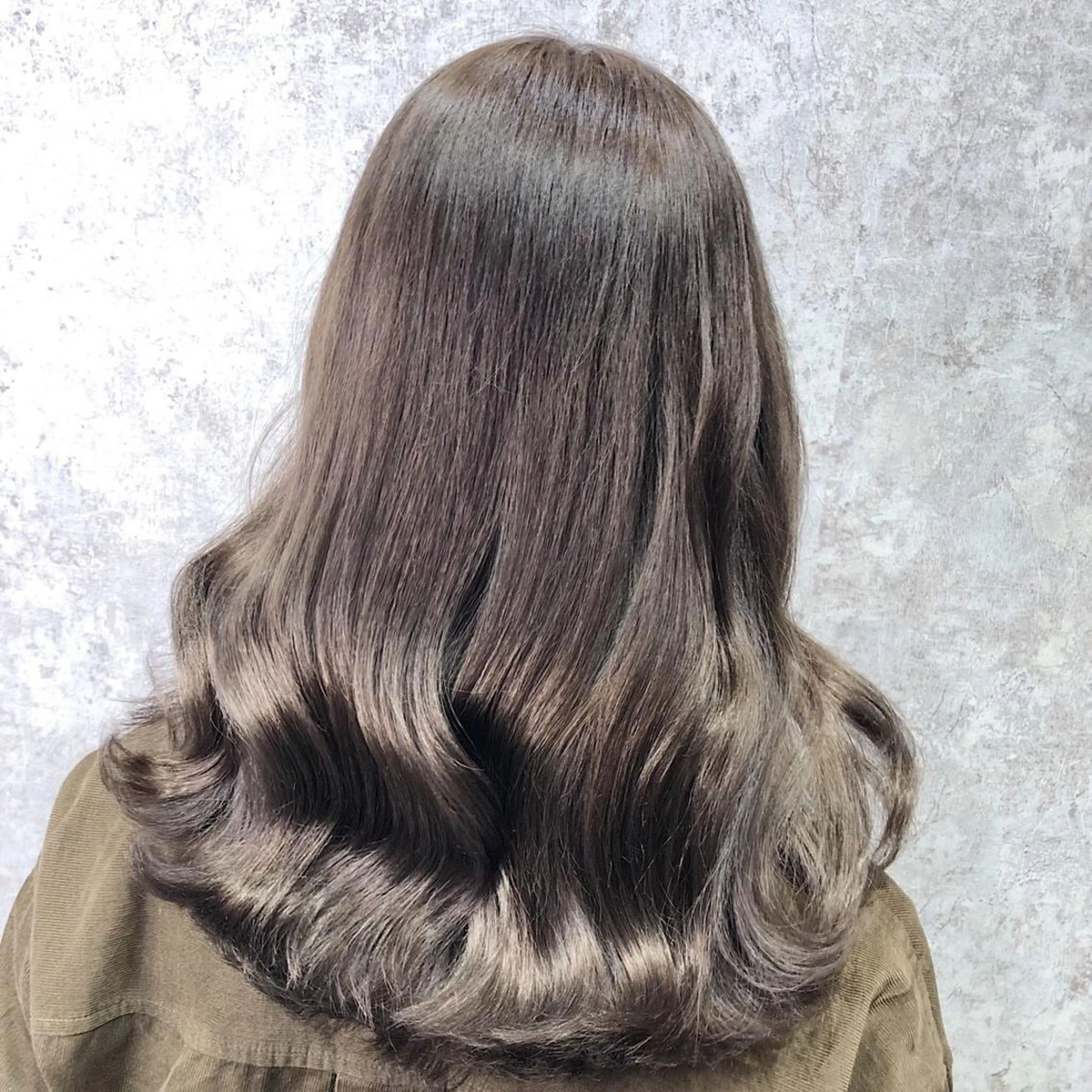 セミロング カラー ベージュカラー 💈Blanco💈 カラー&ケア🌈のヘアスタイル