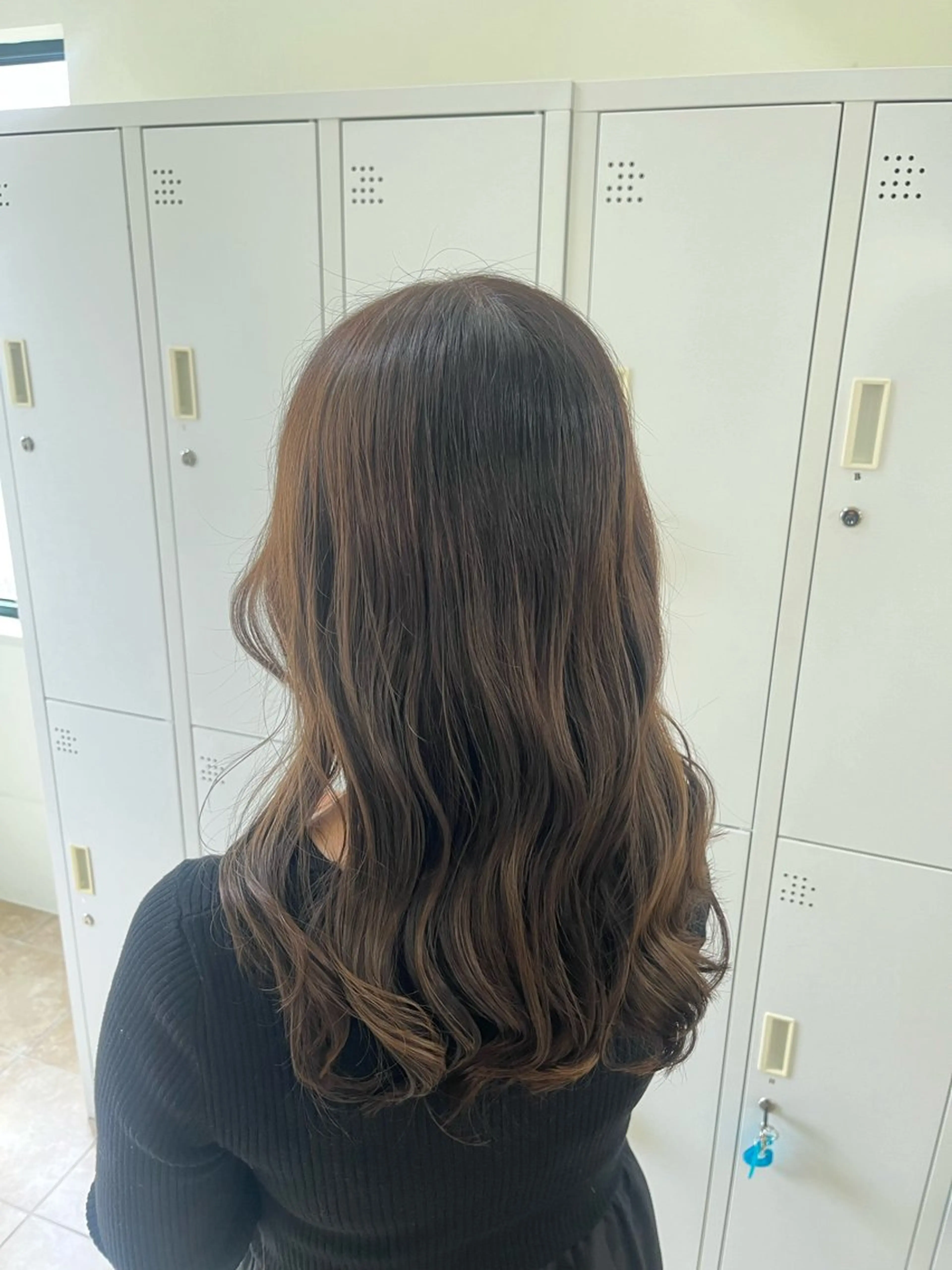 セミロング 柴原 佑果のヘアスタイル