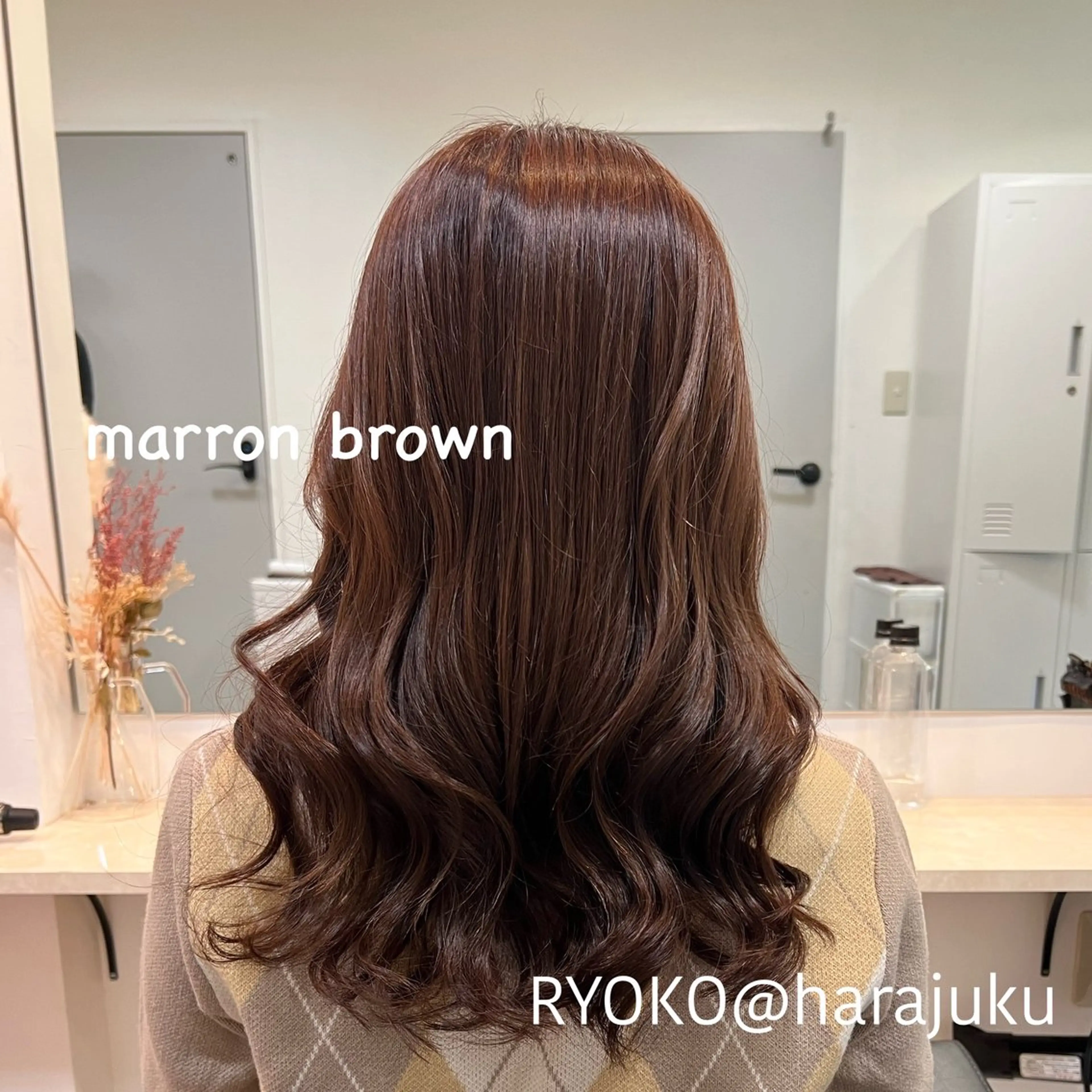 セミロング カラー パーマ ヘアアレンジ メンズ ヘアカラー ワット 原宿のヘアスタイル