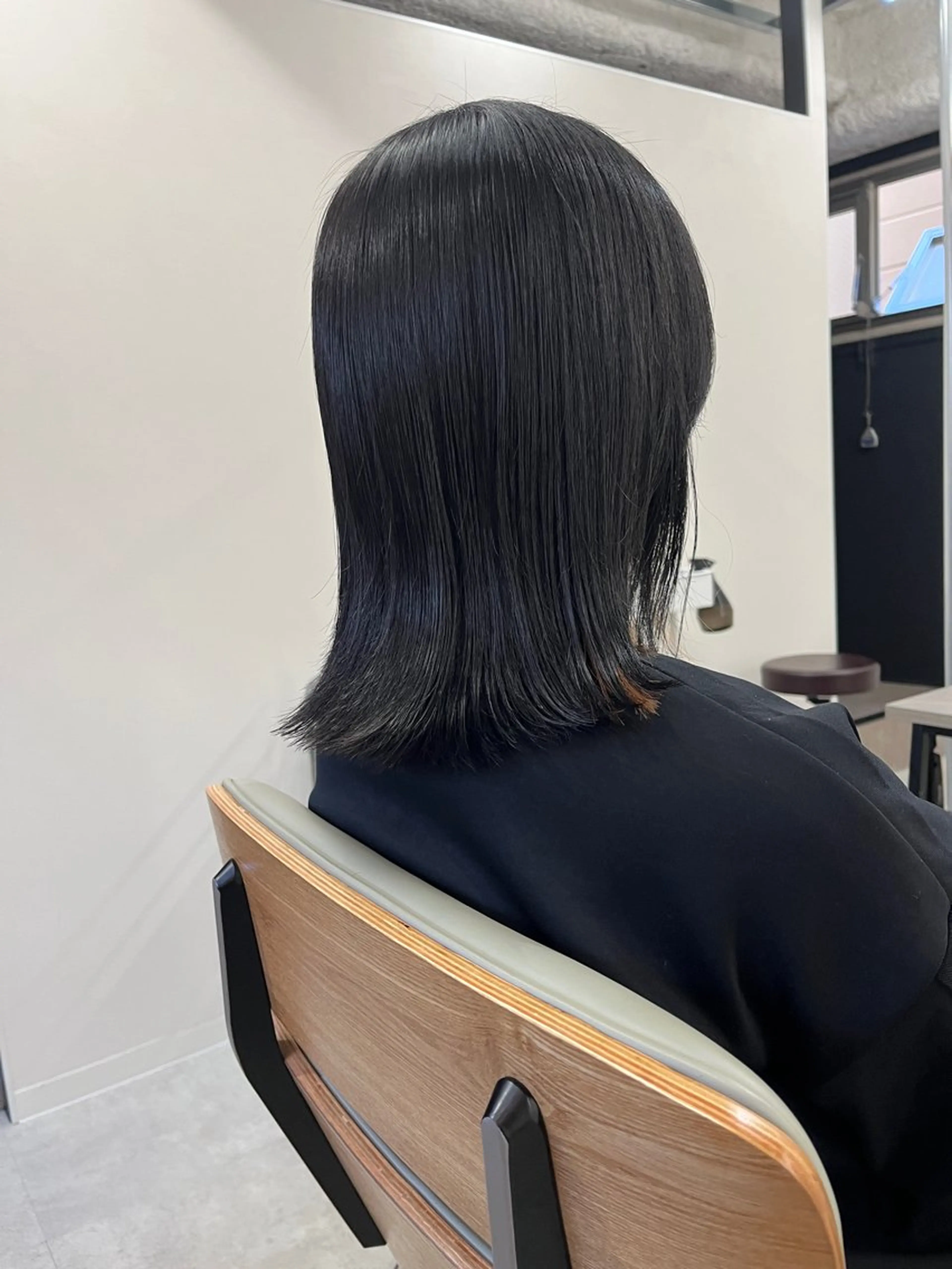 ミディアム カット 縮毛矯正 髪質改善/美髪 透明感/nanakoのヘアスタイル