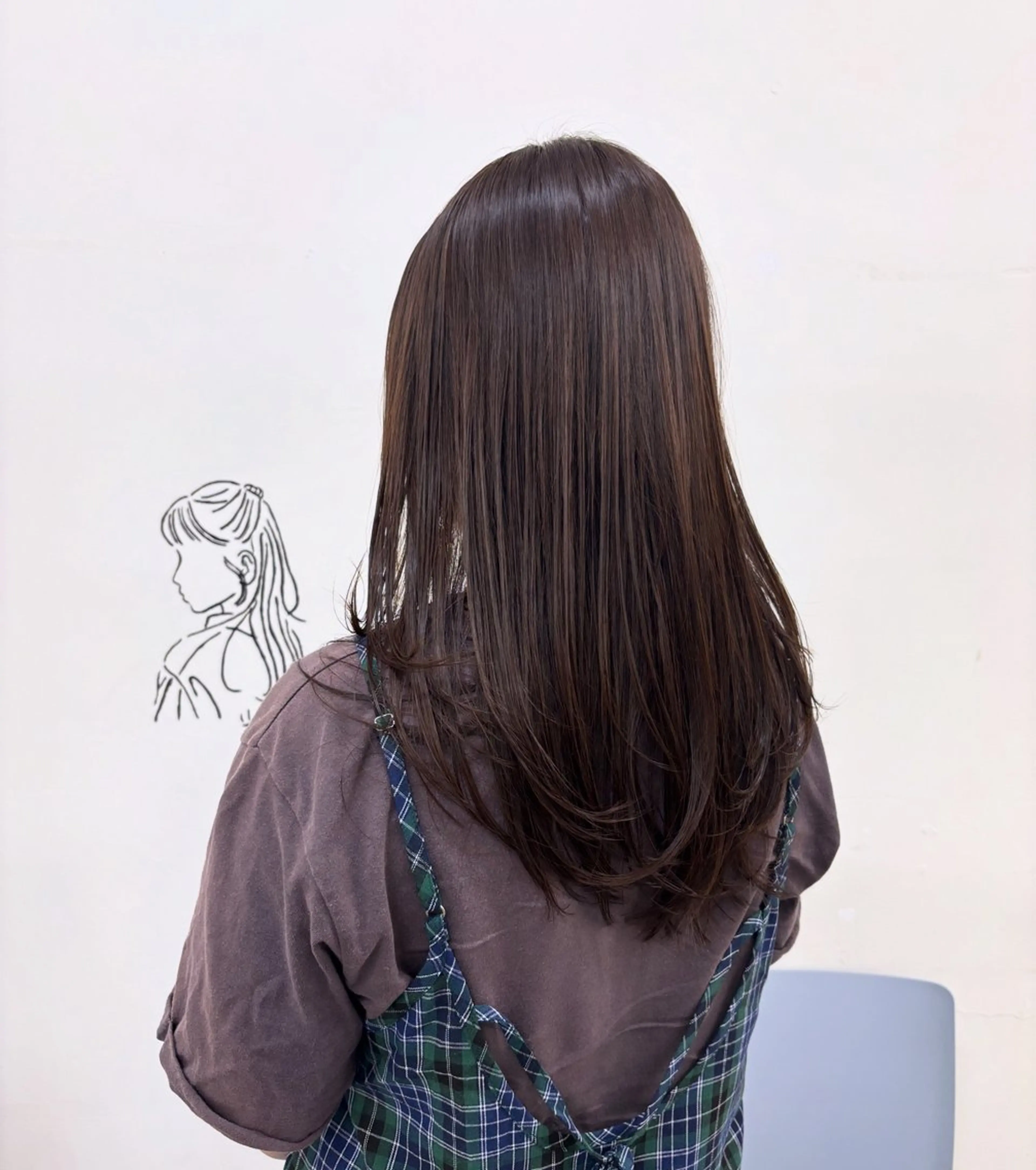 セミロング カラー カット ヘアカラー トリートメント 🫧似合わせヘア🫧 天王寺．阿倍野🌈のヘアスタイル