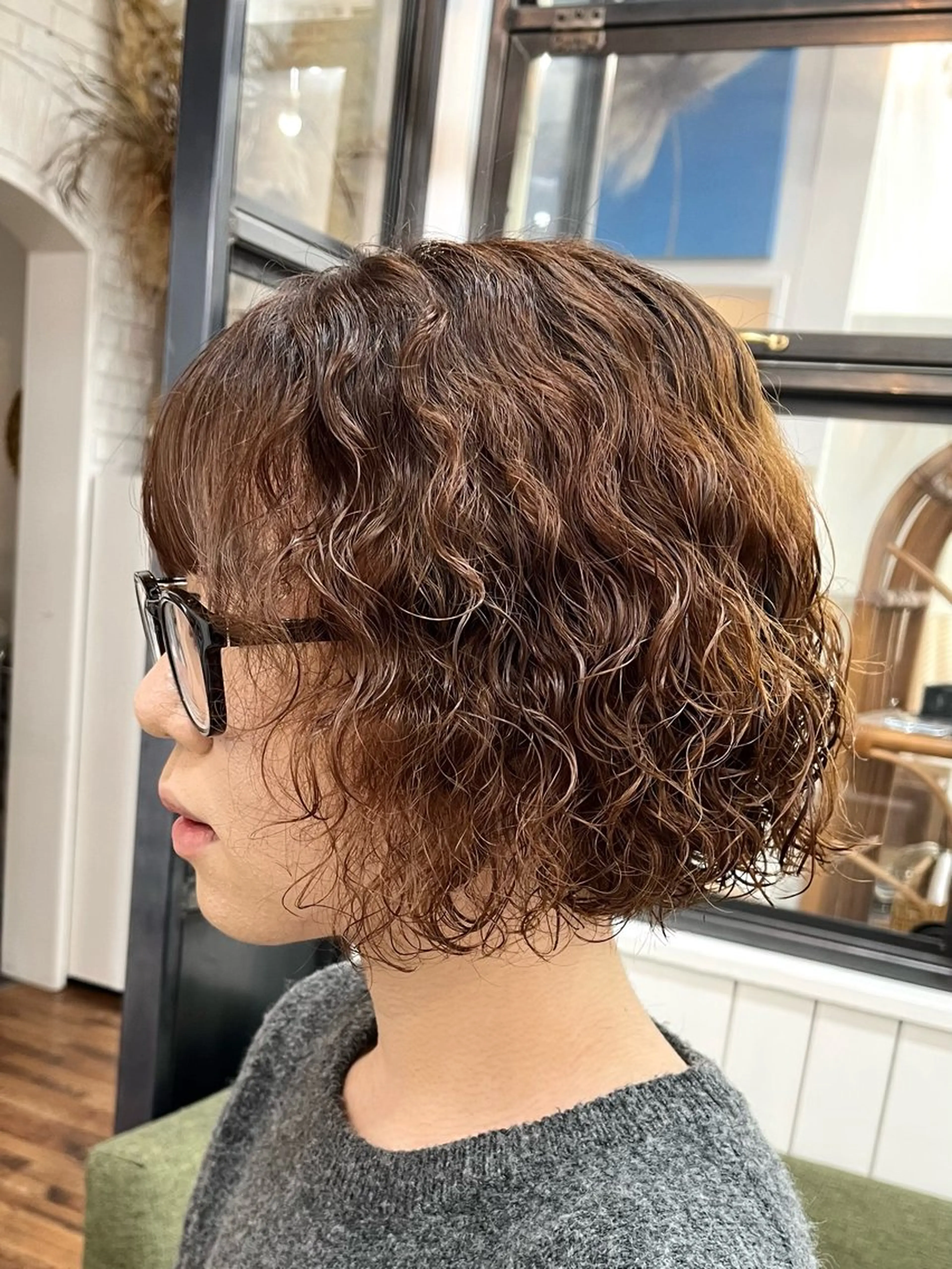 ミディアム パーマ ミディアムパーマ カット パーマ YUIMARL 倉敷店🌸SAEのヘアスタイル