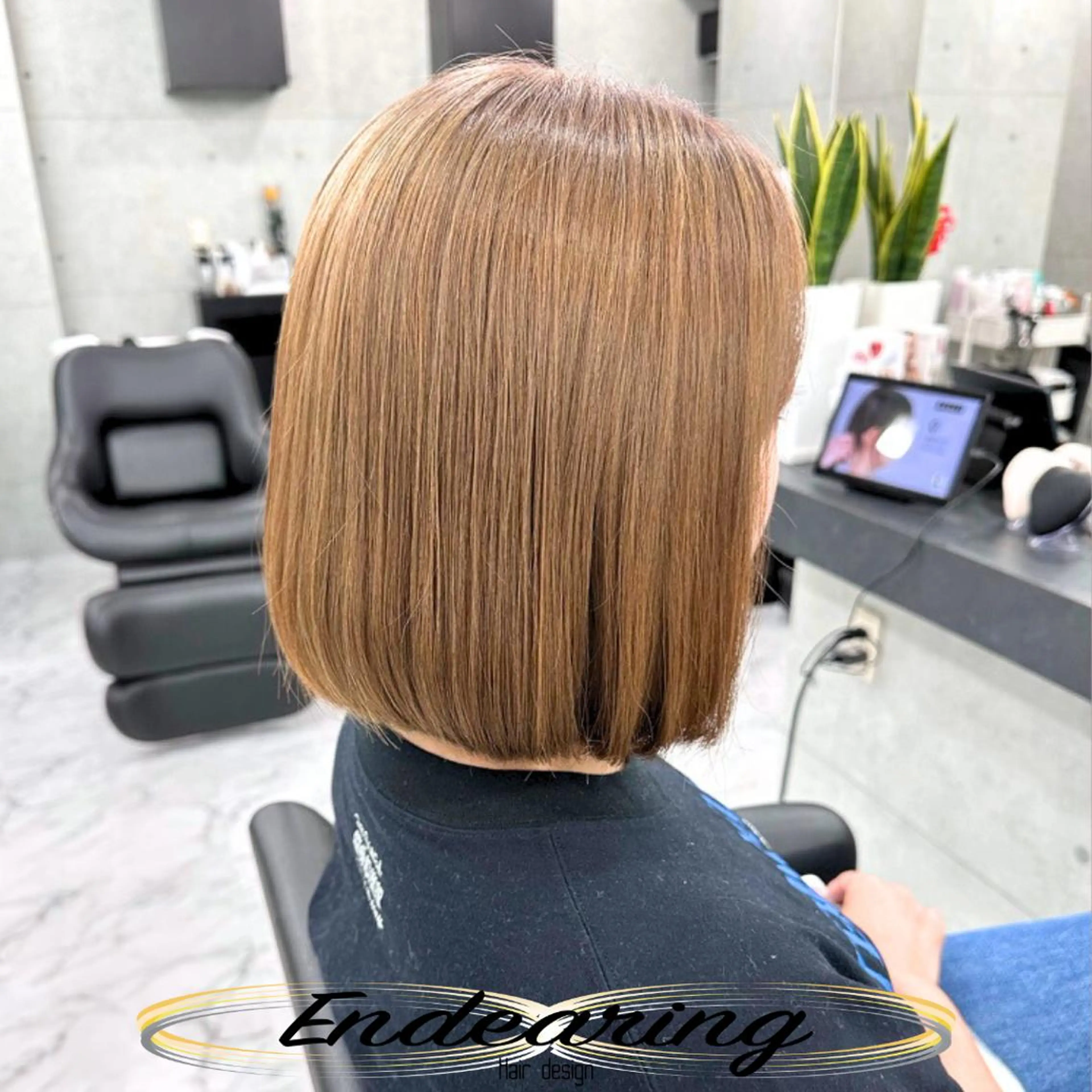 カラー ベージュカラー ブリーチ 透明感カラー ヘアカラー Endearing 銀座/YOKOのヘアスタイル