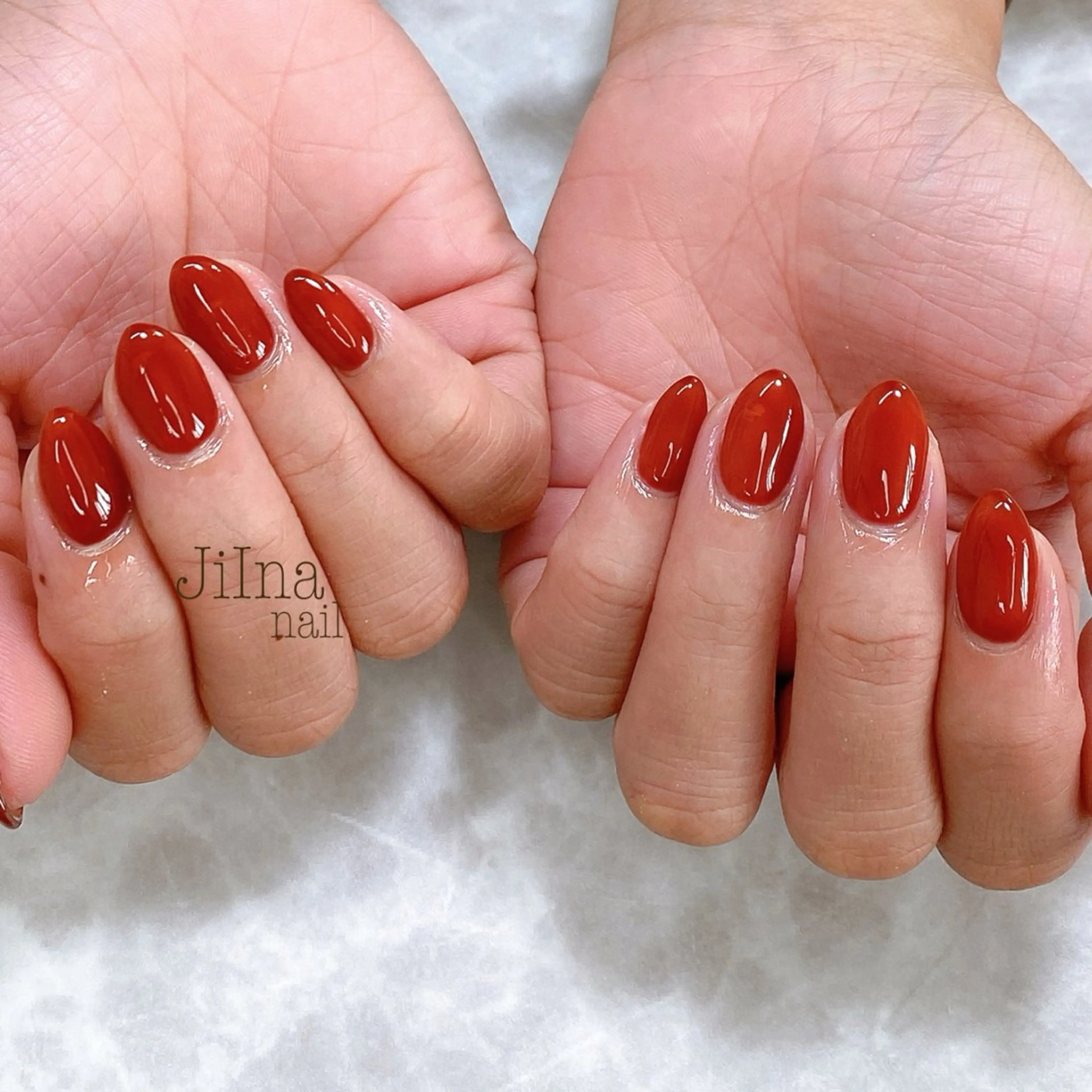 ネイル ワンカラーネイル JiIna nailのネイルデザイン