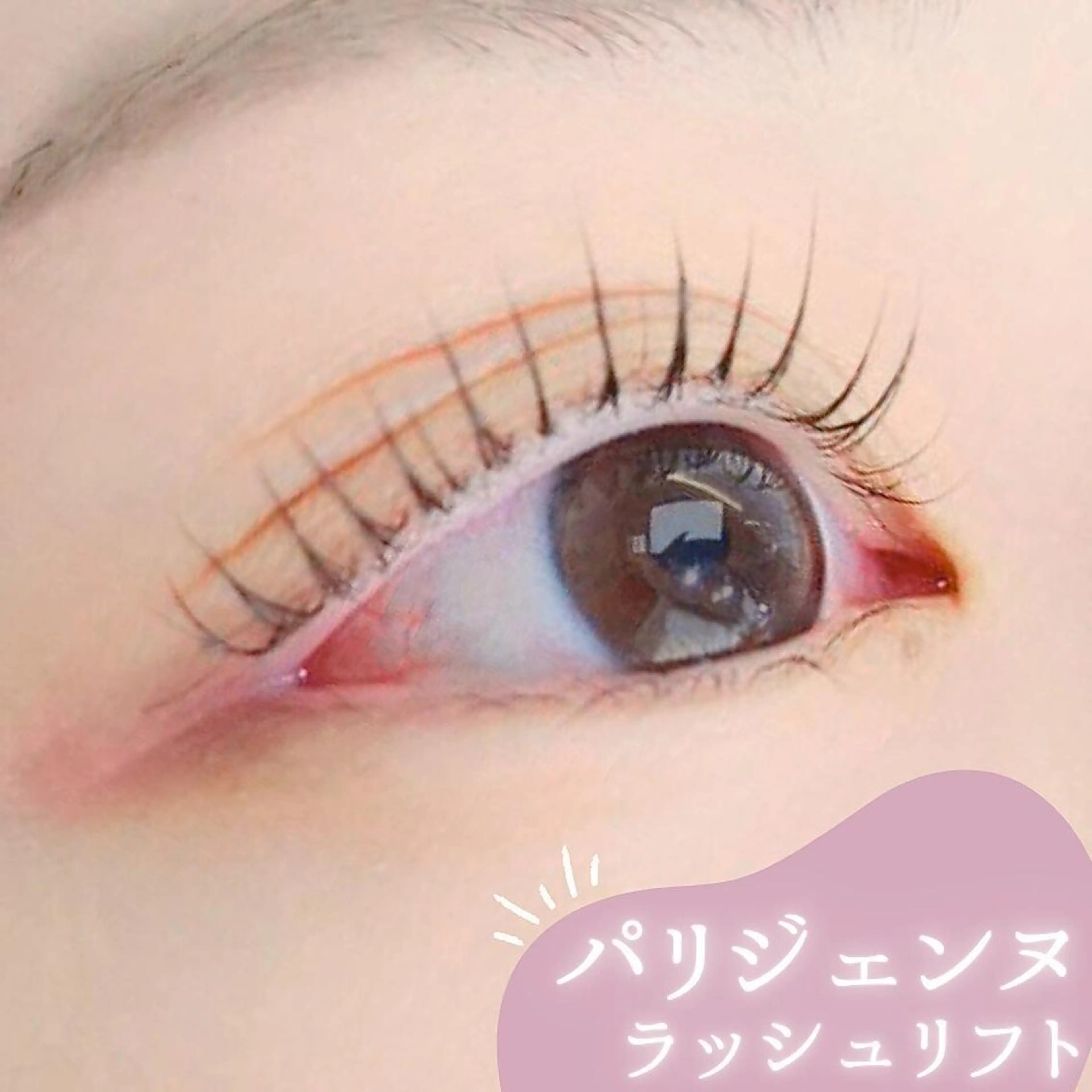 【まつげパーマ】パリジェンヌラッシュリフト＋美容液ケア付き ¥6600→¥3700の写真