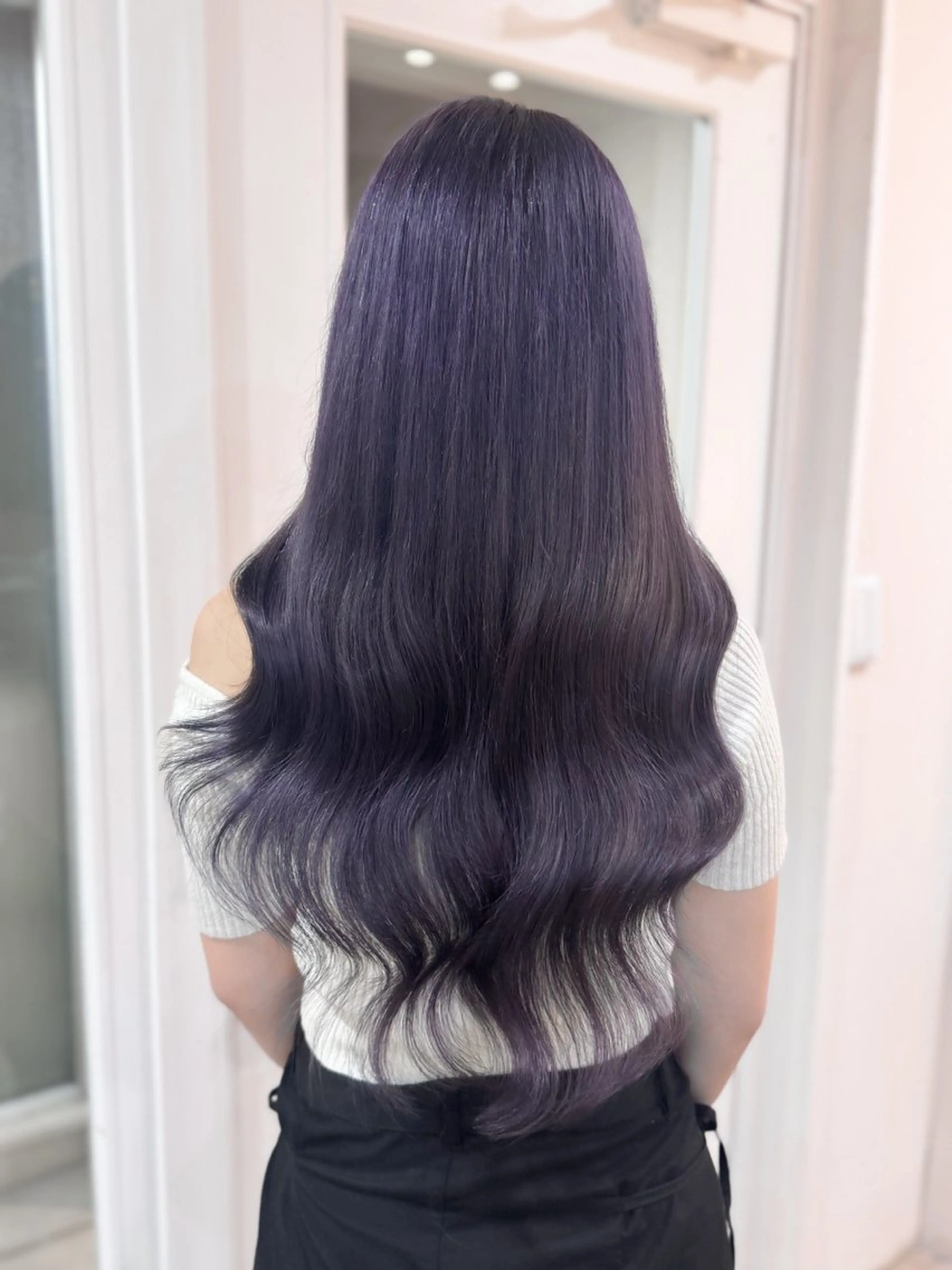 ロング 韓国アイドルヘア🤍 nanako🦋のヘアスタイル