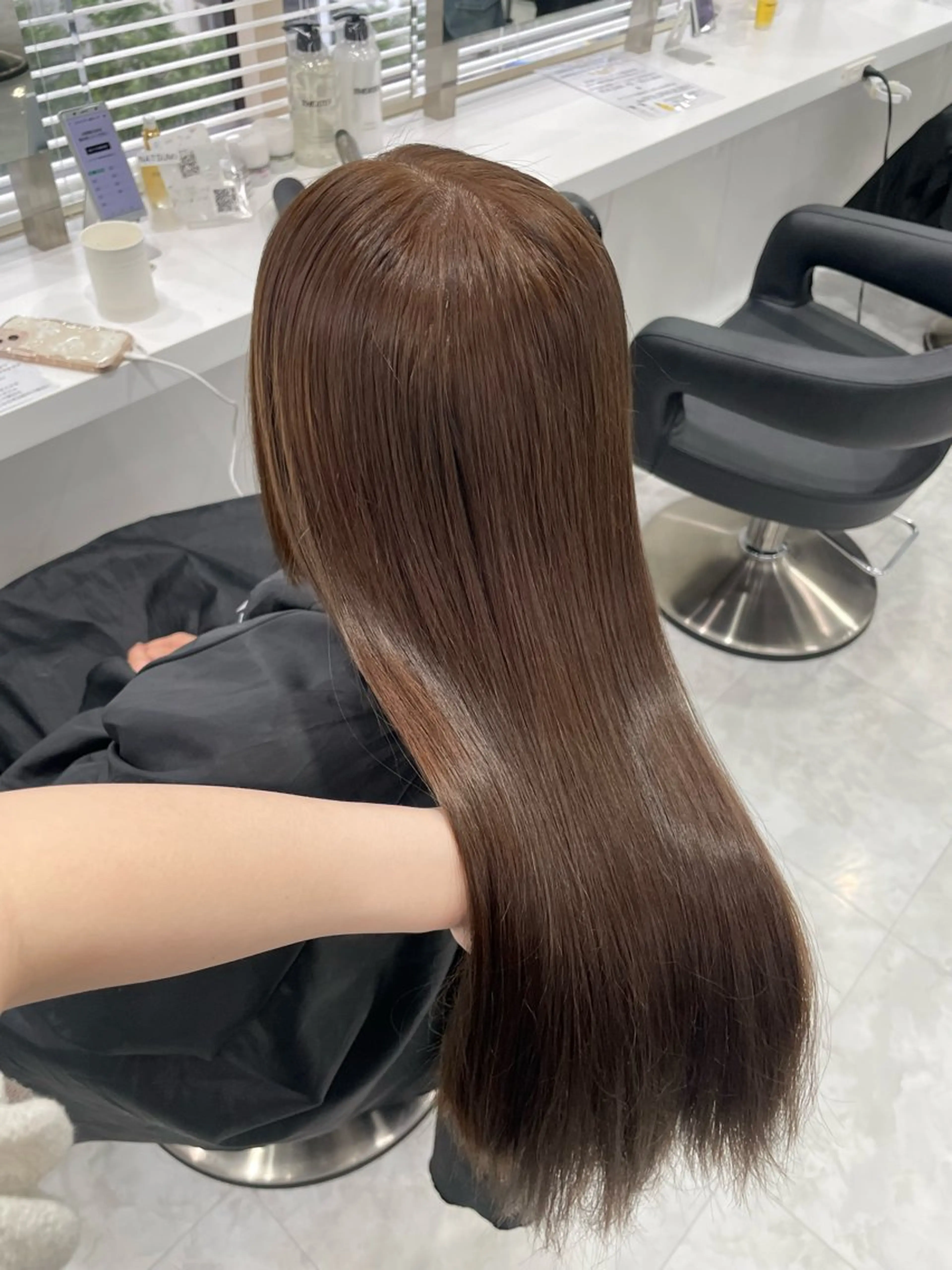 ロング カラー ヘアカラー トリートメント 💗トレンド暖色ヘア Natsumi 💗のヘアスタイル