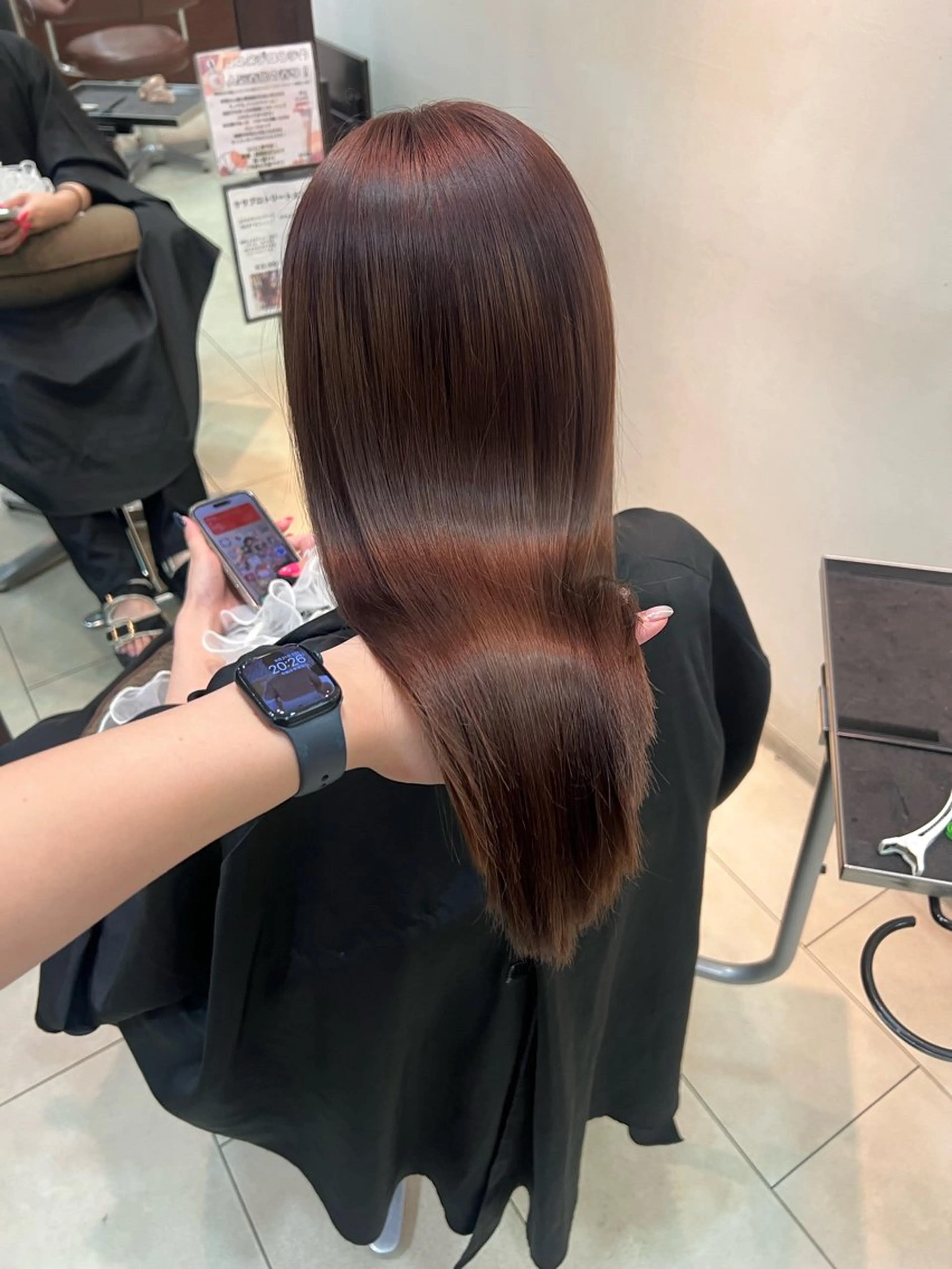 ロング トリートメント 田中 月菜のヘアスタイル