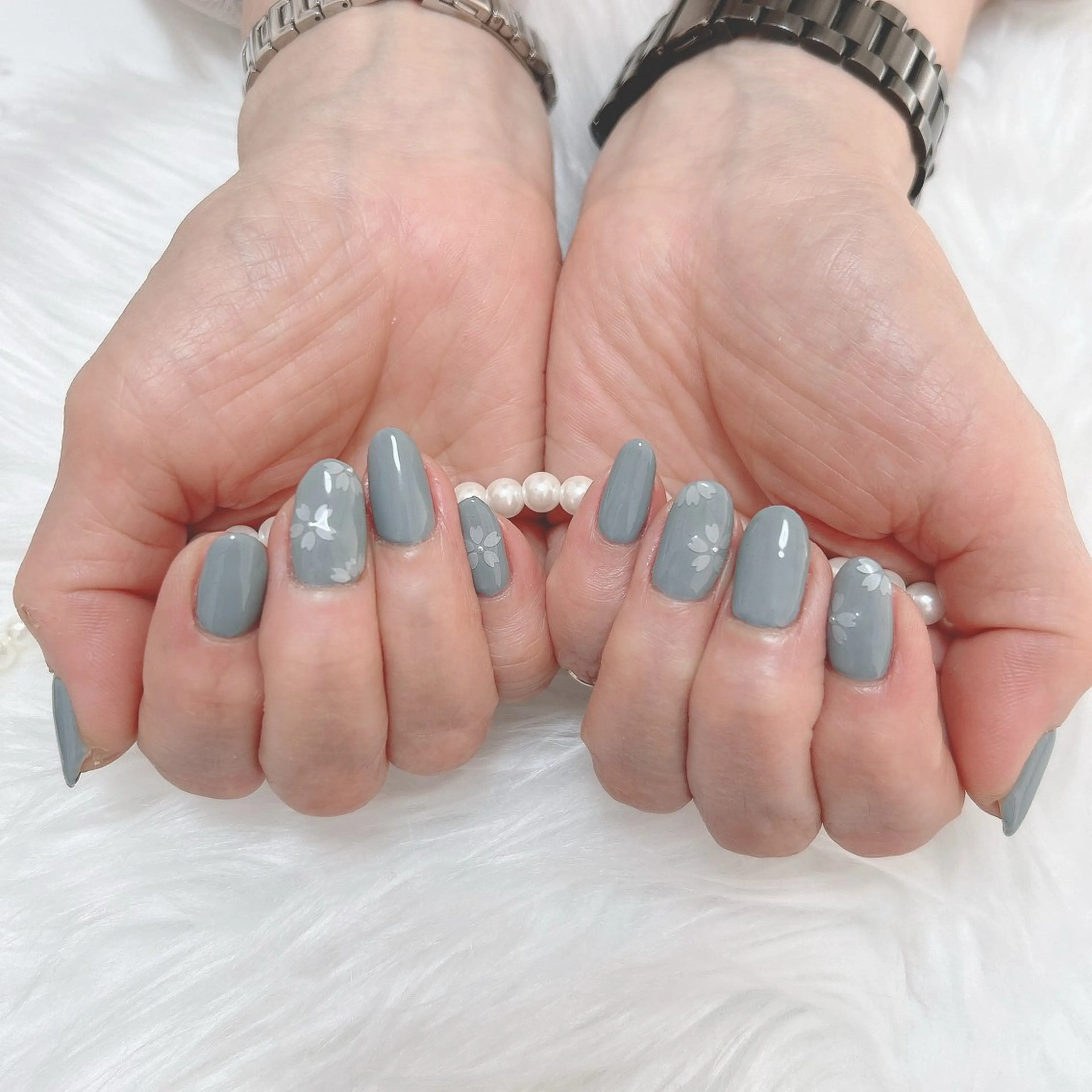ネイル 桜ネイル 春ネイル Total Beauty Salon Charlme所属・たなか ちはるのネイルデザイン