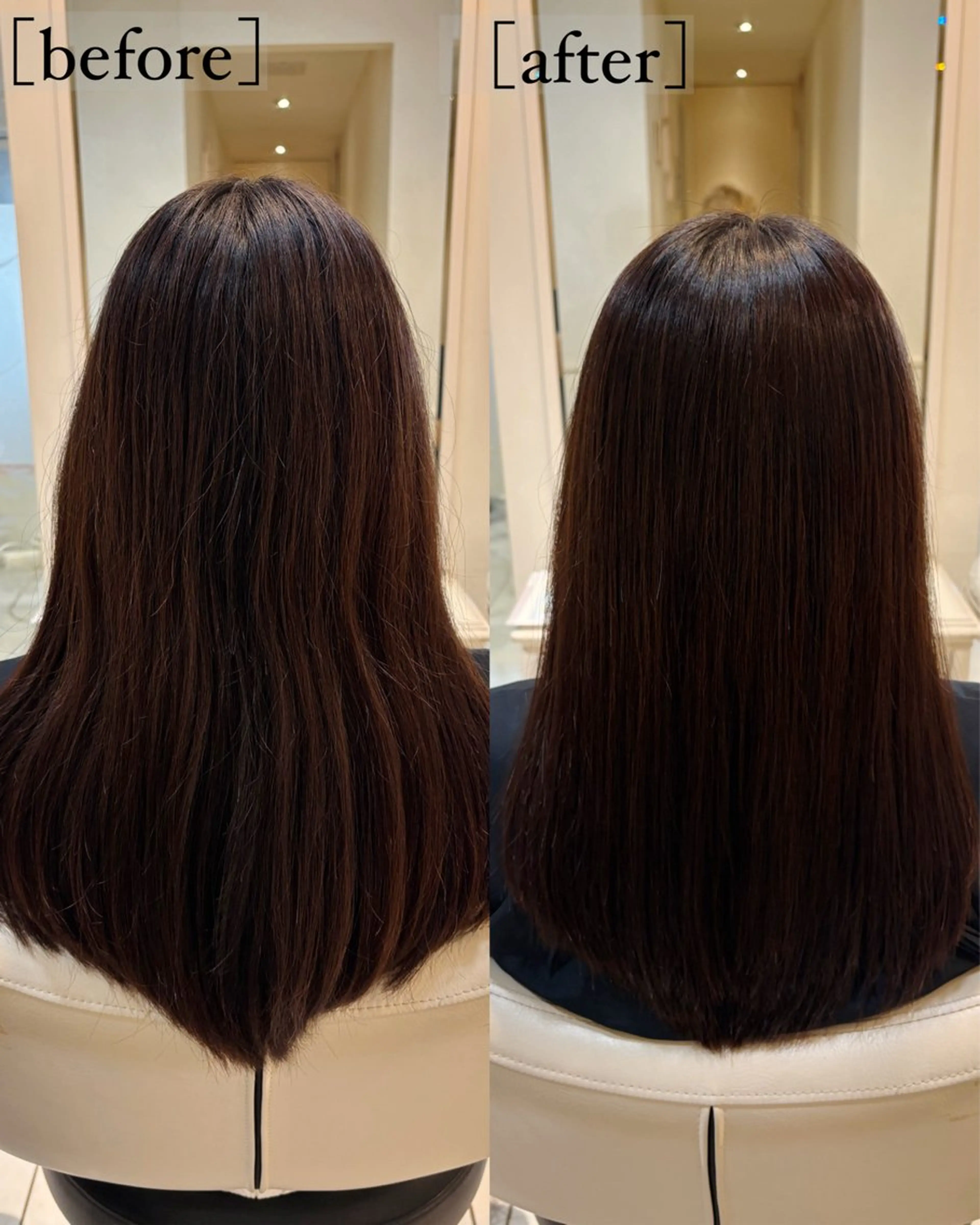 セミロング トリートメント カット トリートメント 縮毛矯正 高橋佑のヘアスタイル
