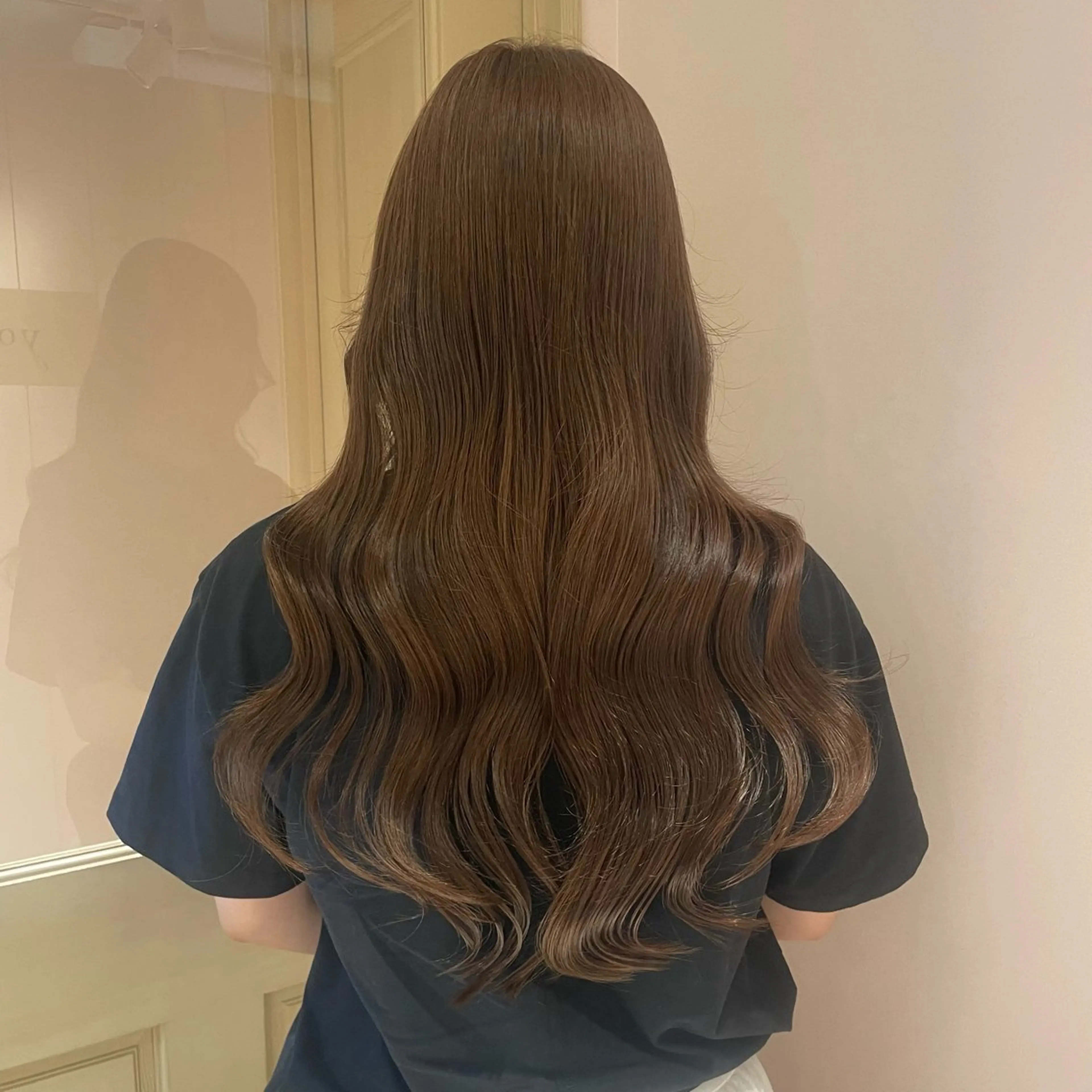 ロング ヘアカラー トリートメント ヘッドスパ マホ/日吉/髪質改善 /レイヤー/ガーリーのヘアスタイル