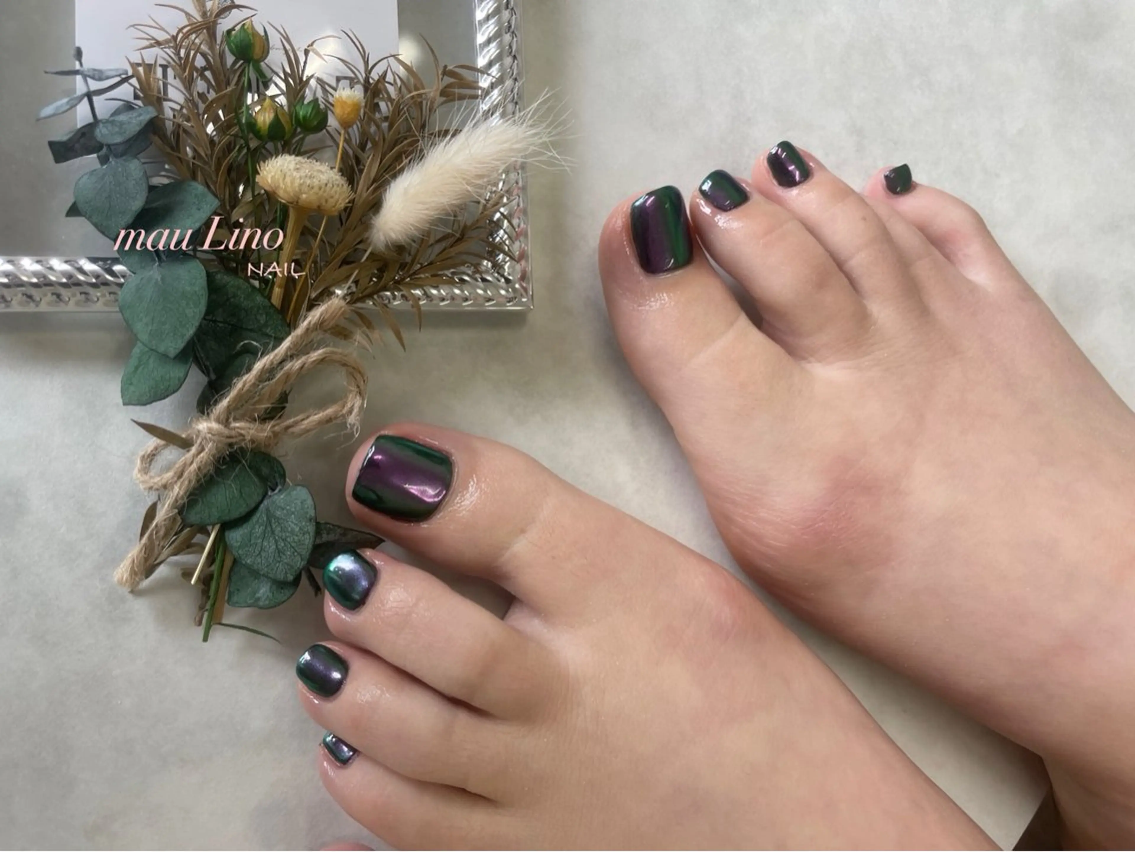 ネイル フットネイル mau Lino NAIL所属・GELo nail~#19~のネイルデザイン