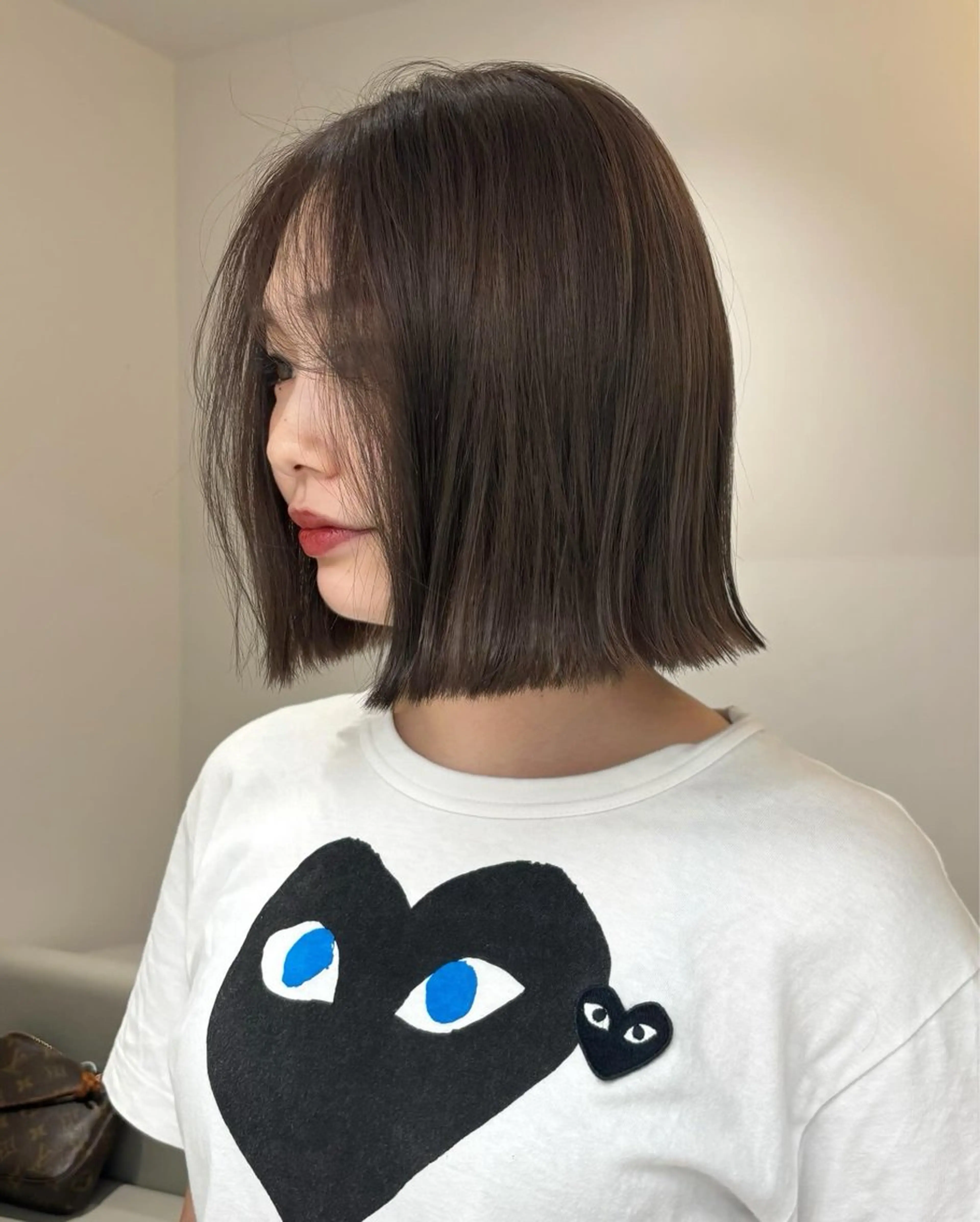 ミディアム カット ヘアカラー まろやかカラー♡ momoka🌙のヘアスタイル