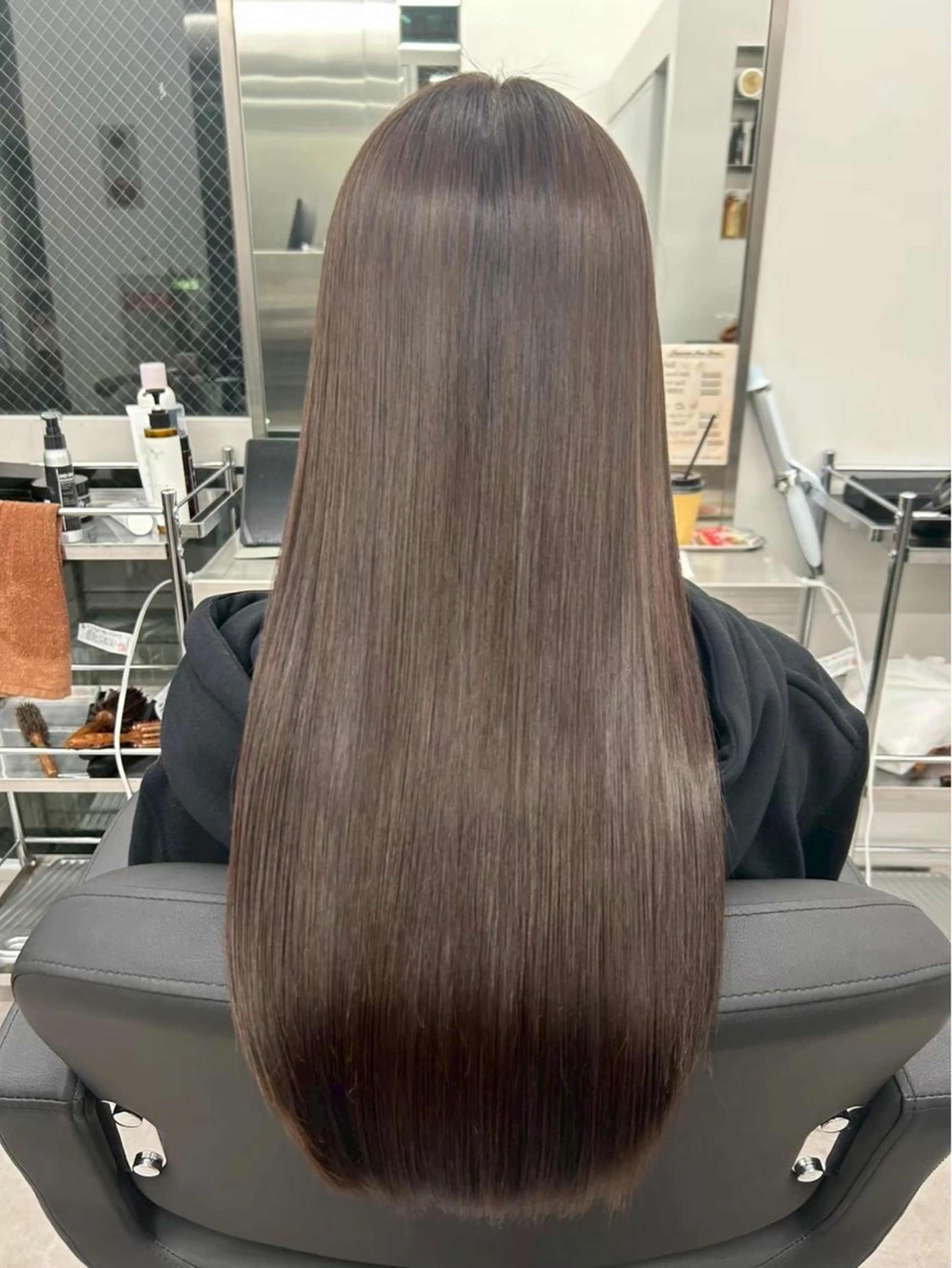 ロング カラー ヘアカラー トリートメント 透明感カラーWカラー ユウゴのヘアスタイル
