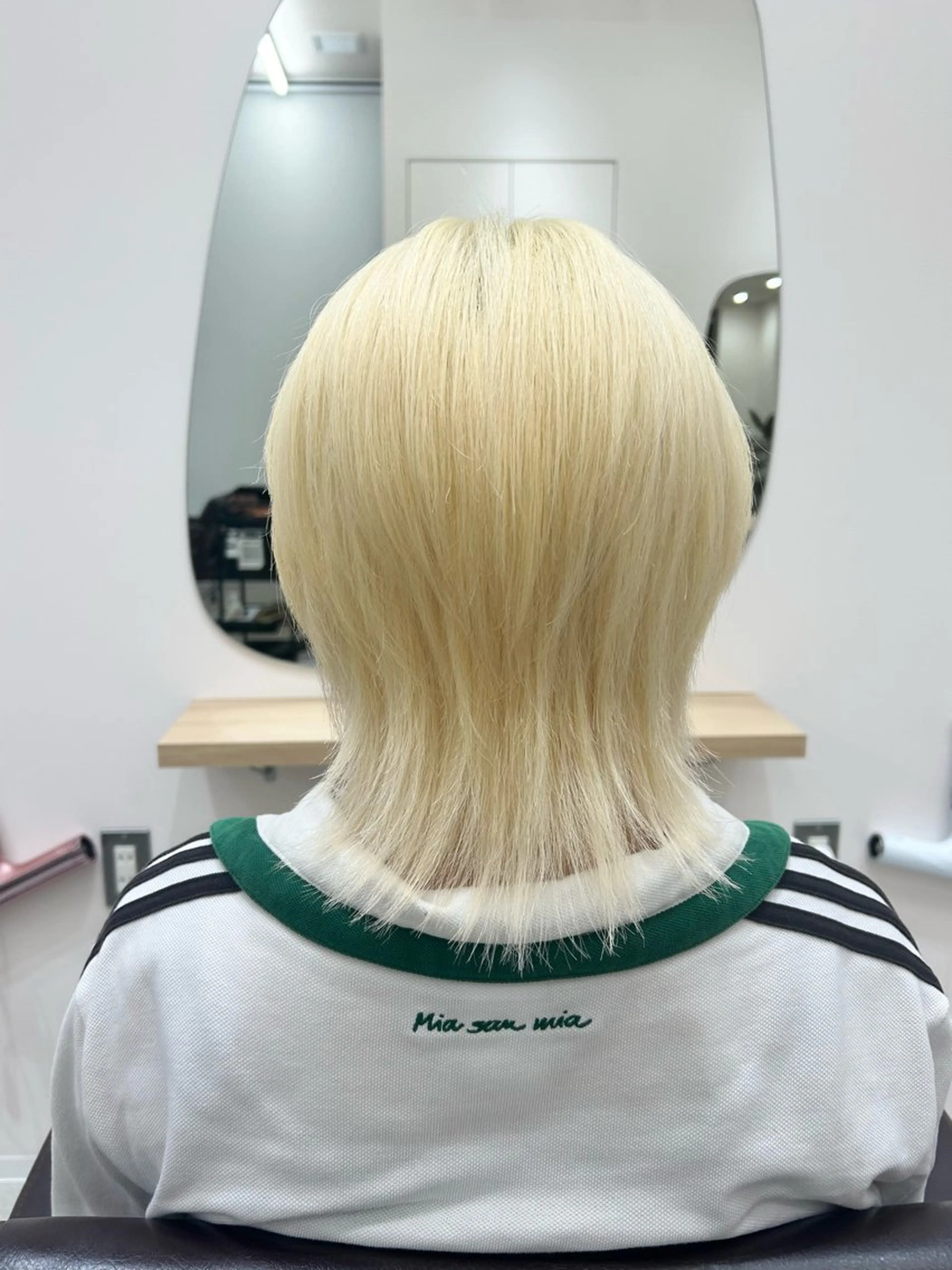ショート カラー ブリーチ ブロンド ヘアカラー トリートメント 透明感/ハイトーン /🌸ERI🌸のヘアスタイル