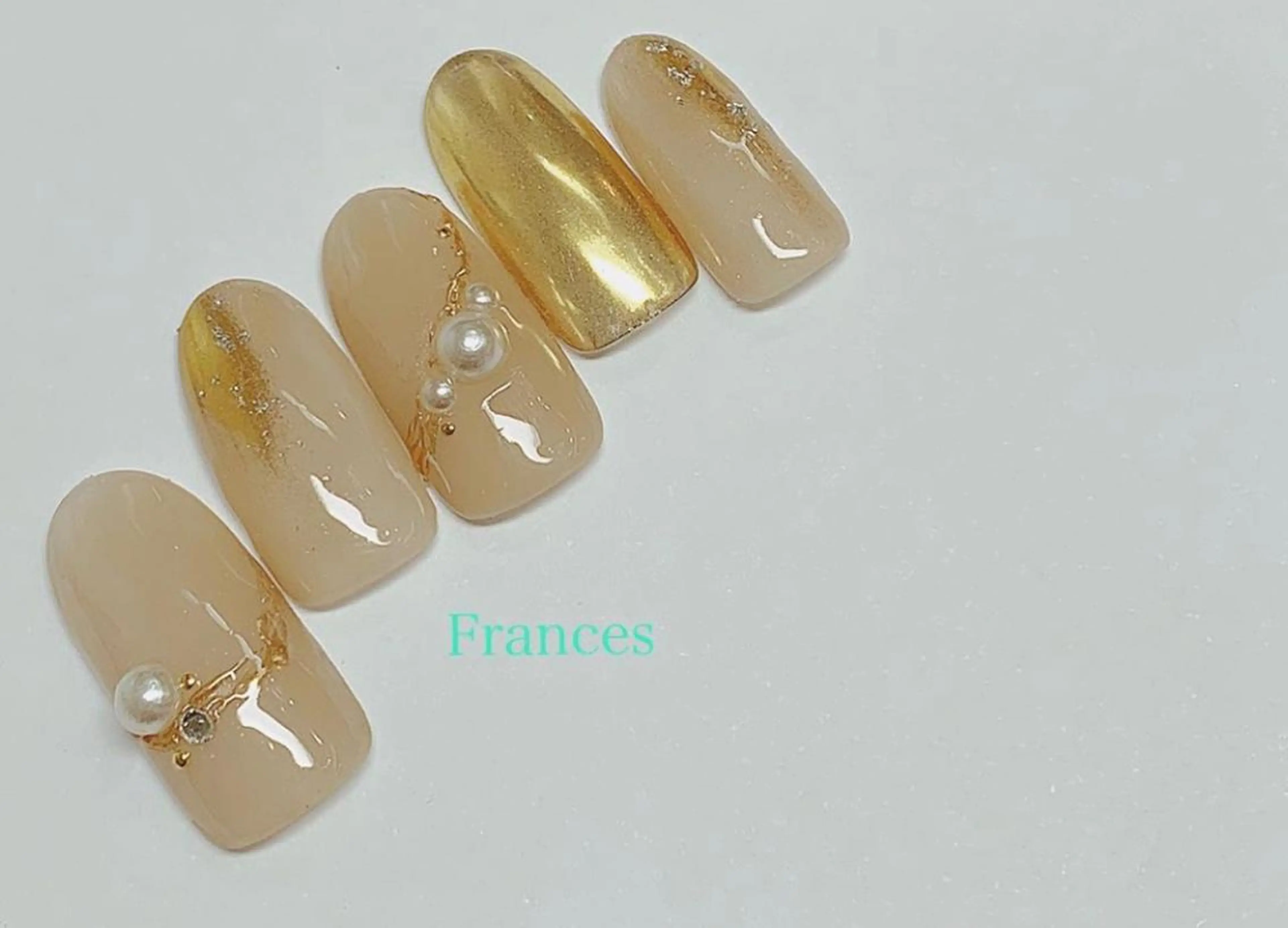 ネイル マットネイル ハンドネイル Frances 今村のネイルデザイン