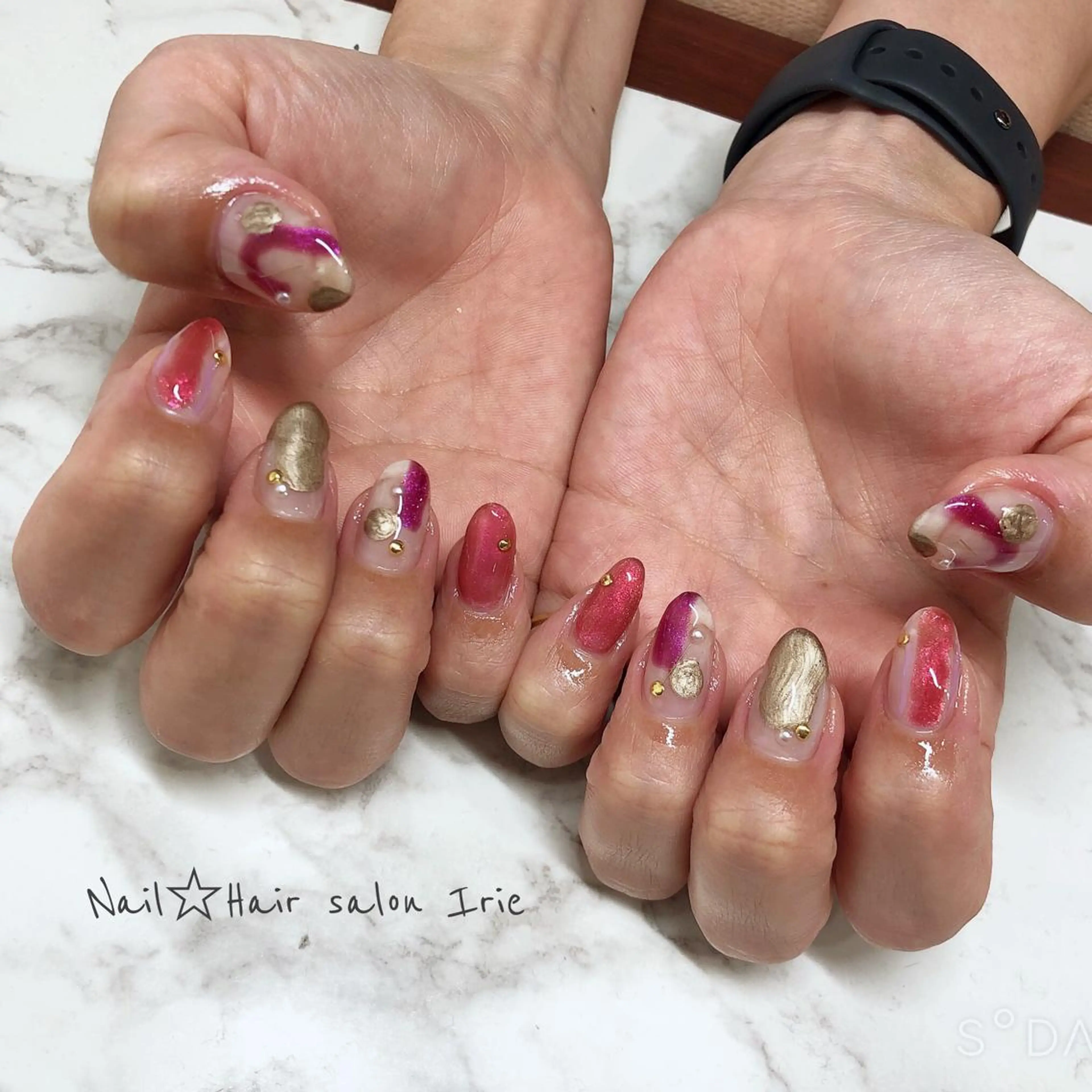 ネイル ハンドネイル Hair salon Irie所属・與儀 知佳のネイルデザイン