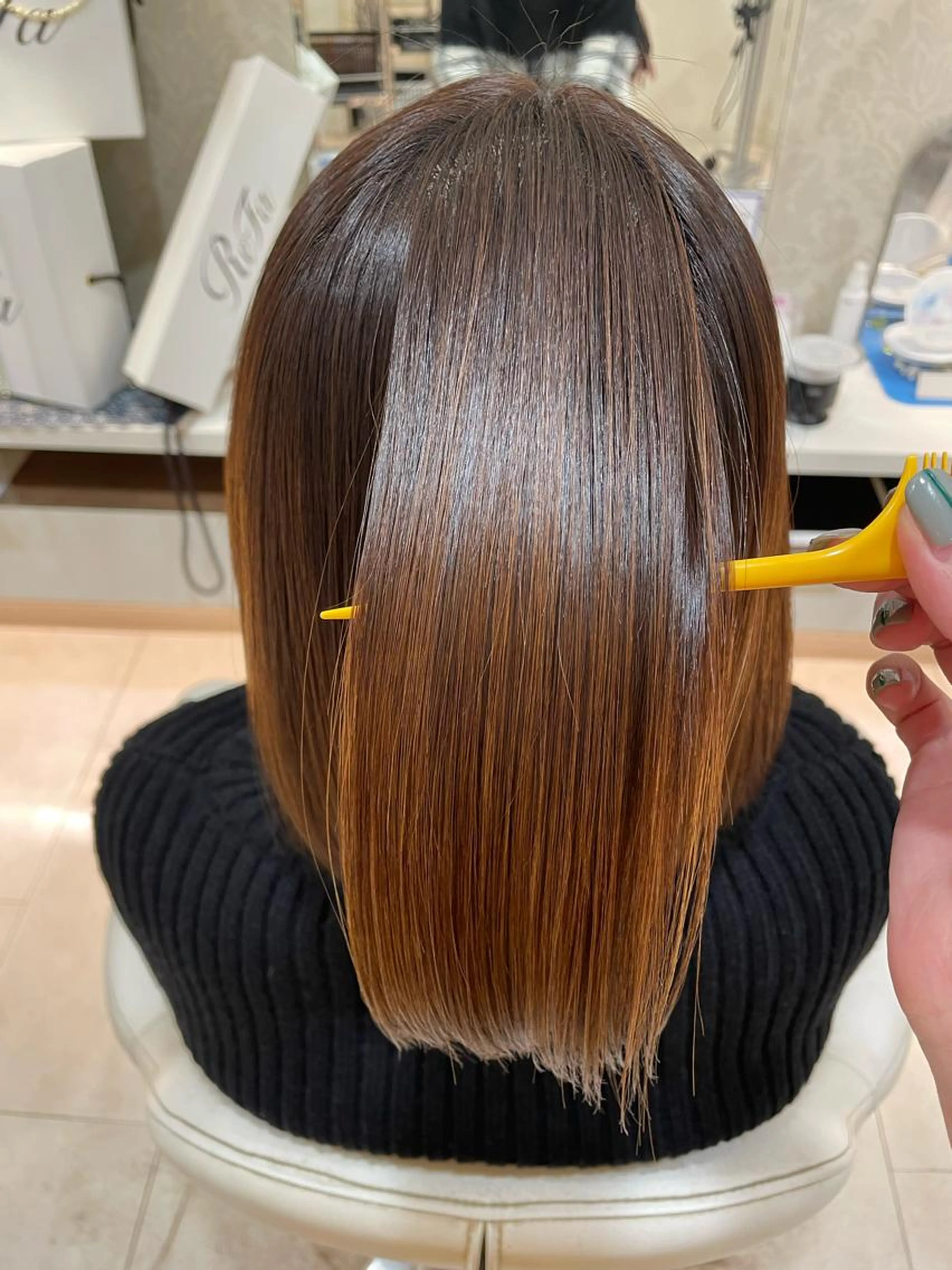 ダメージに合わせたワンランク上の縮毛矯正🌟＋カットの写真
