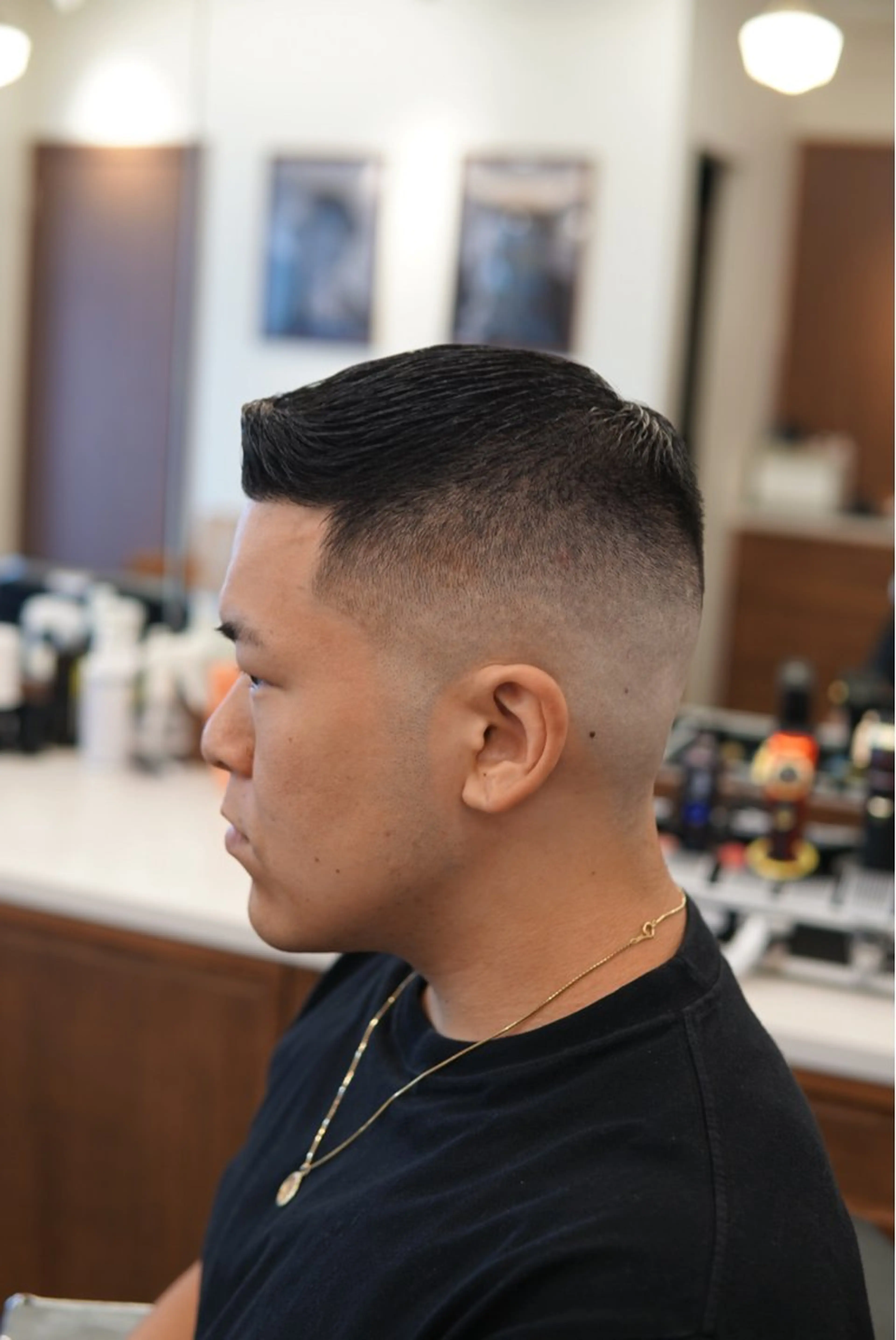 ショート メンズ フェードカット スキンフェード THE CHOP SHOP KICHIJOJI所属・竹内　スキンフェード 吉祥寺BARBERのヘアスタイル