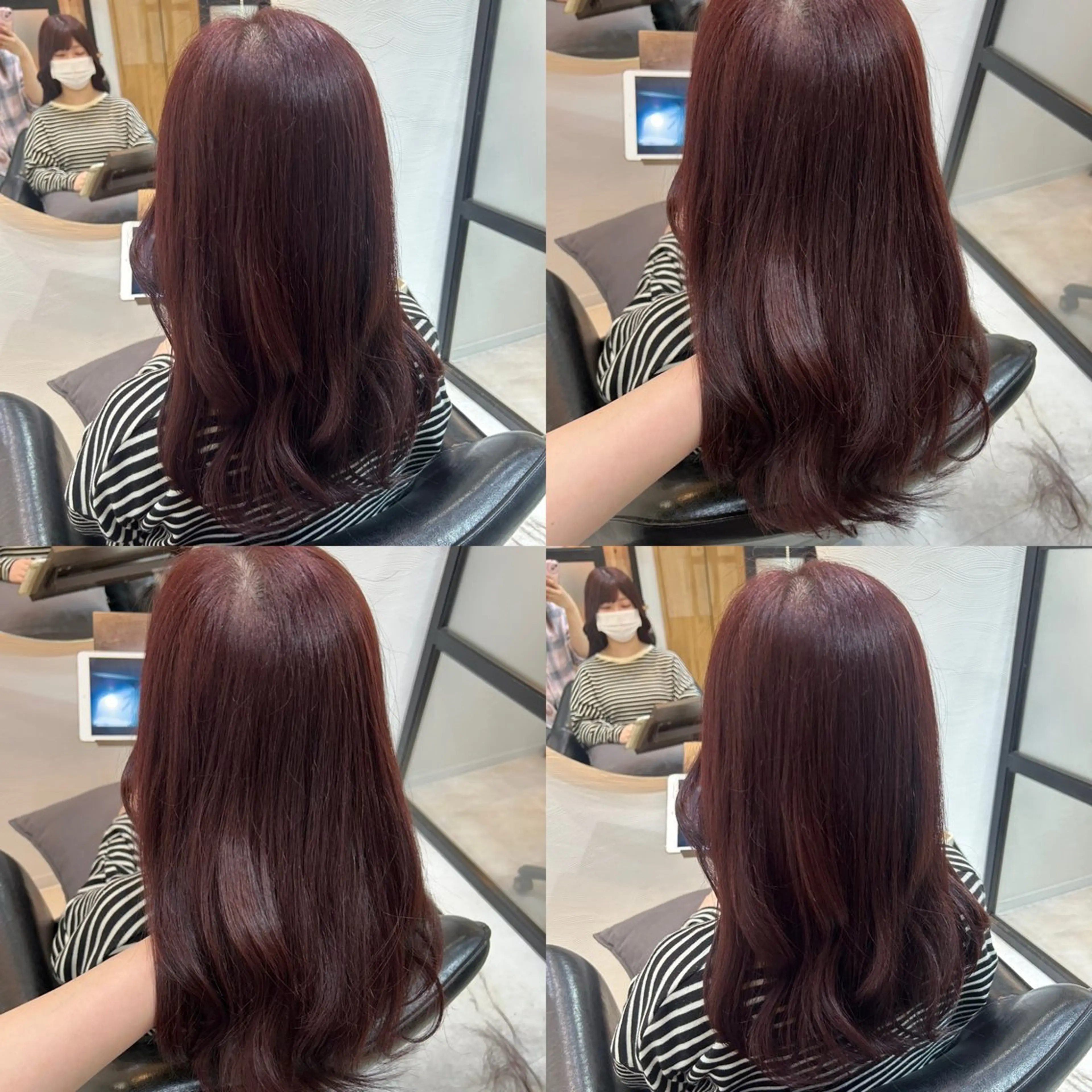 ミディアム カラー カット ヘアカラー トリートメント 🤍透明感/韓国風 🤍サクラギヒトミのヘアスタイル