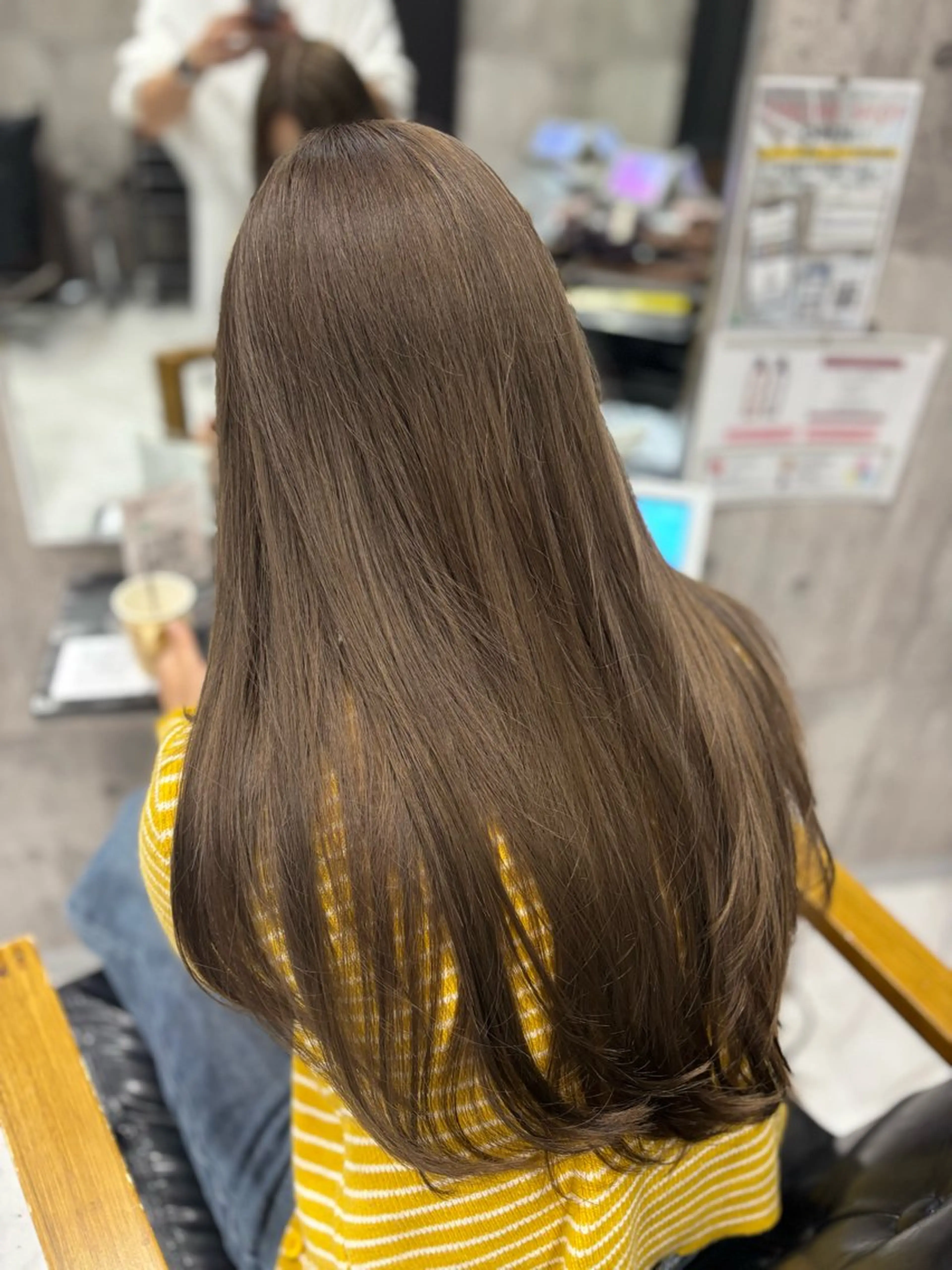 ロング ヘアカラー ボブ/"質感再生"艶 カラー🫧sHOMaのヘアスタイル