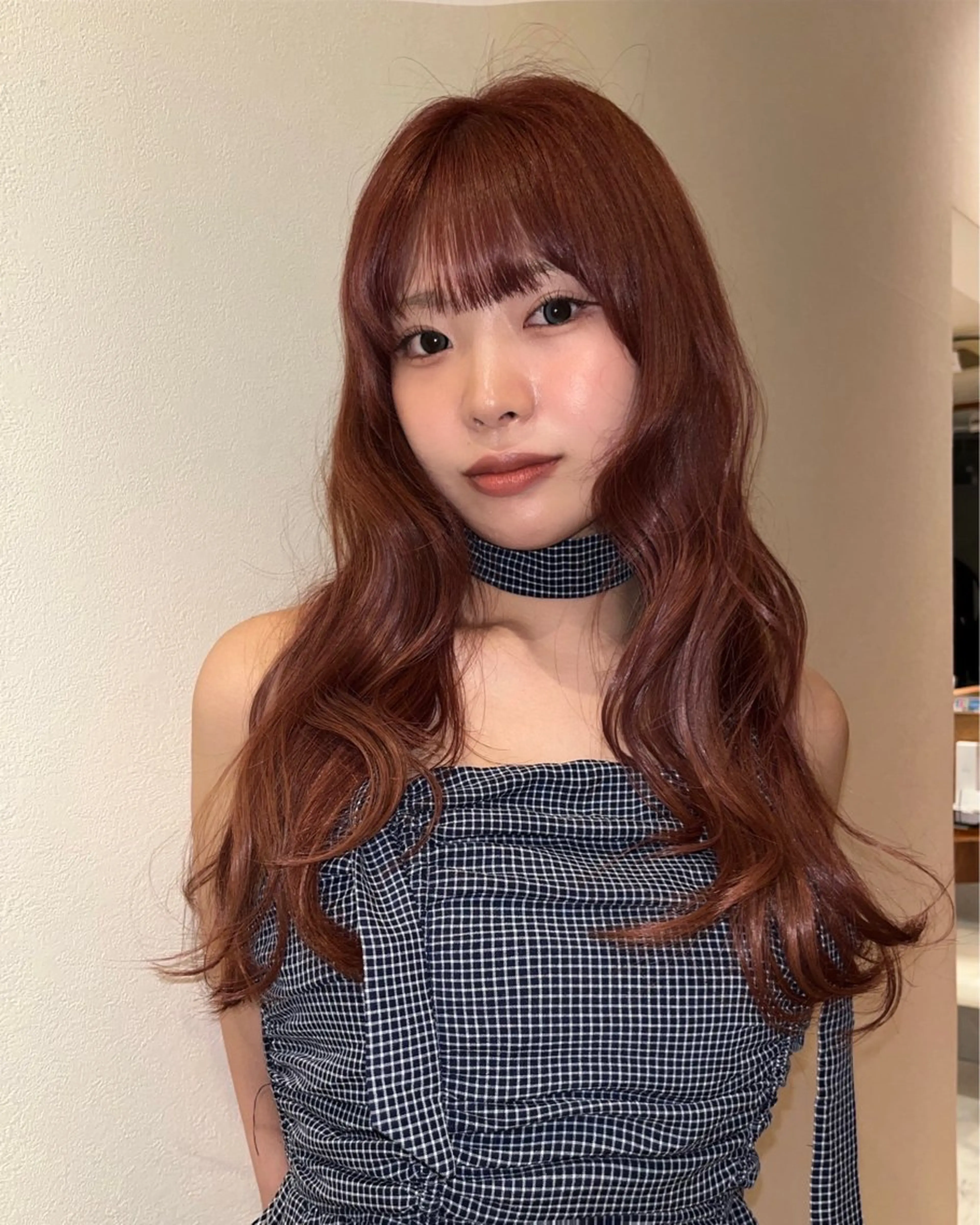 ロング ヘアカラー 透明感カラー🫧 西 優希のヘアスタイル