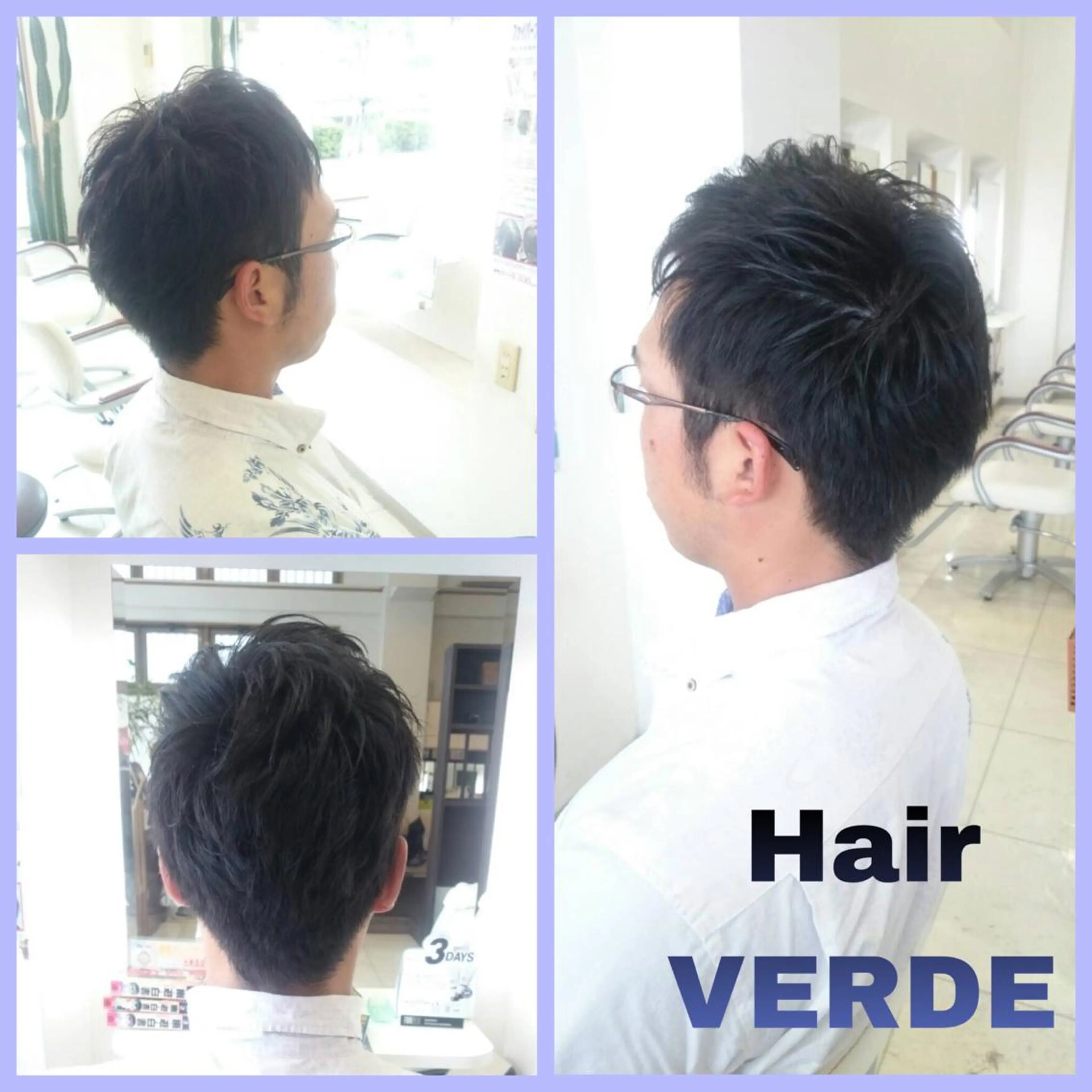 ショート メンズ Hair VERDEのヘアスタイル