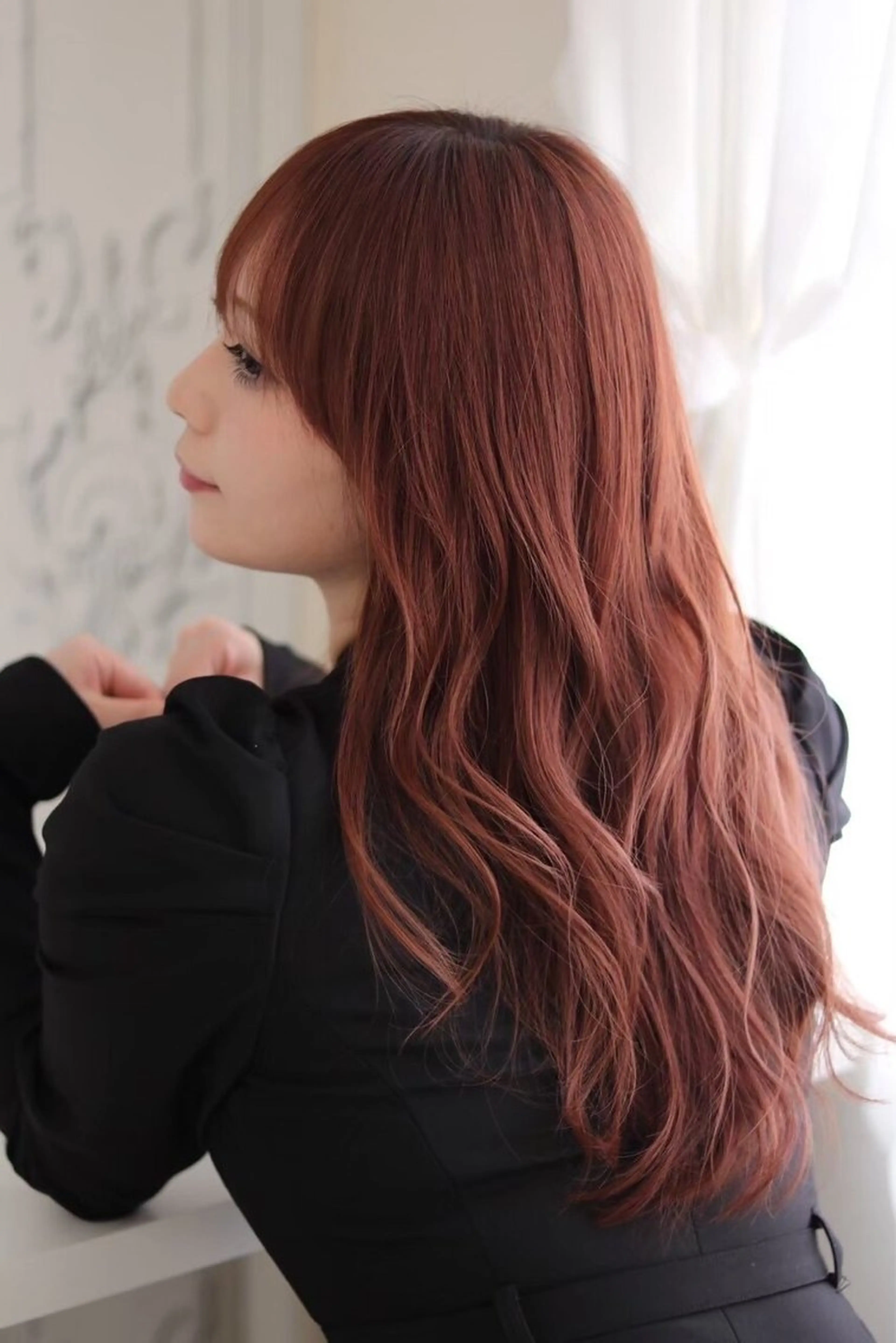 ロング カラー ヘアアレンジ サイトウ ユリコのヘアスタイル