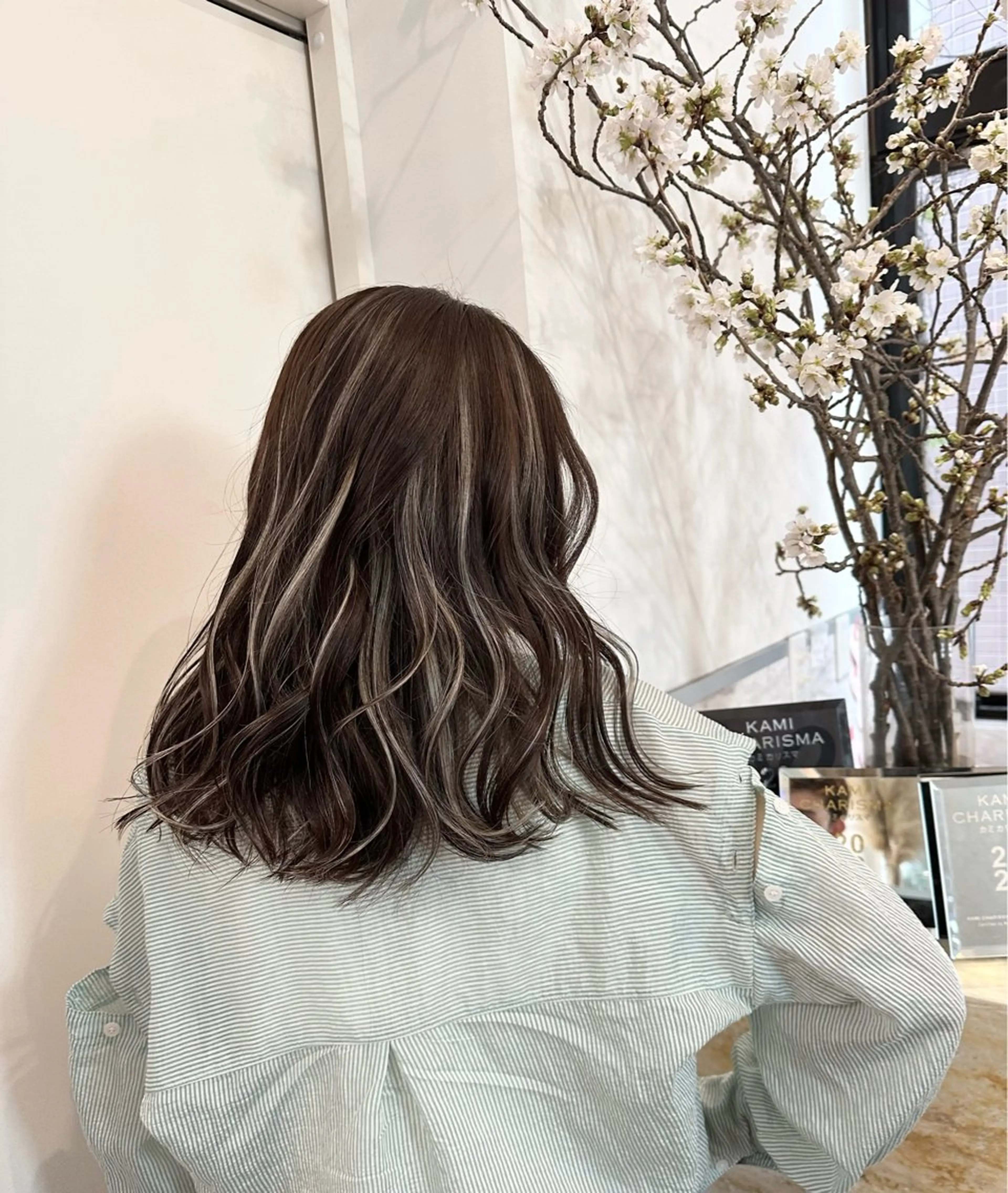 ロング カラー パーマ ヘアアレンジ メンズ Dimo＆所属・ハイライトカラー /ダイスケのヘアスタイル