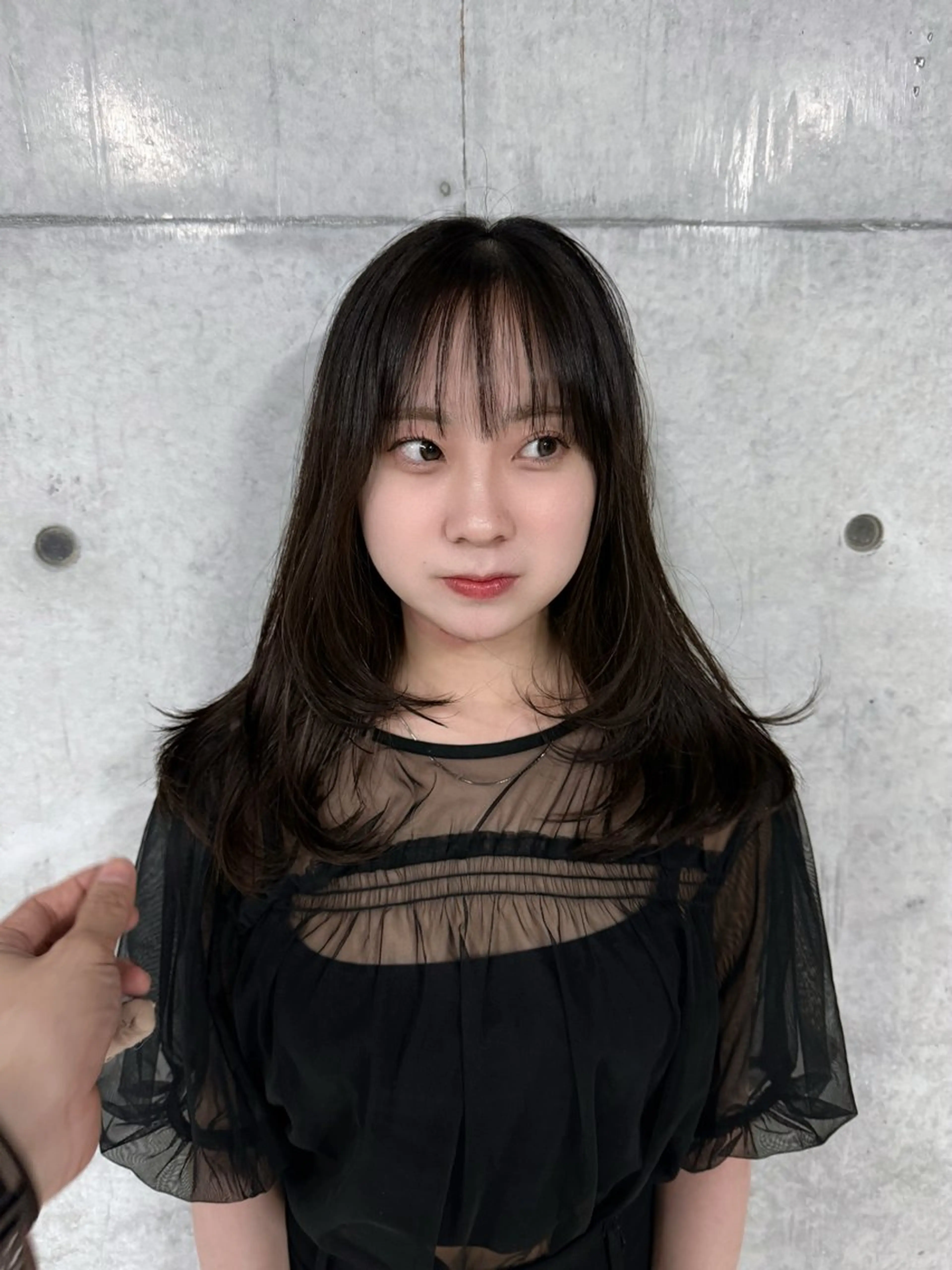 ロング カラー ロングレイヤー アッシュ ベージュカラー ブリーチ 透明感カラー カット ヘアカラー トリートメント 誰よりも丁寧なカット 🍀小林輝のヘアスタイル