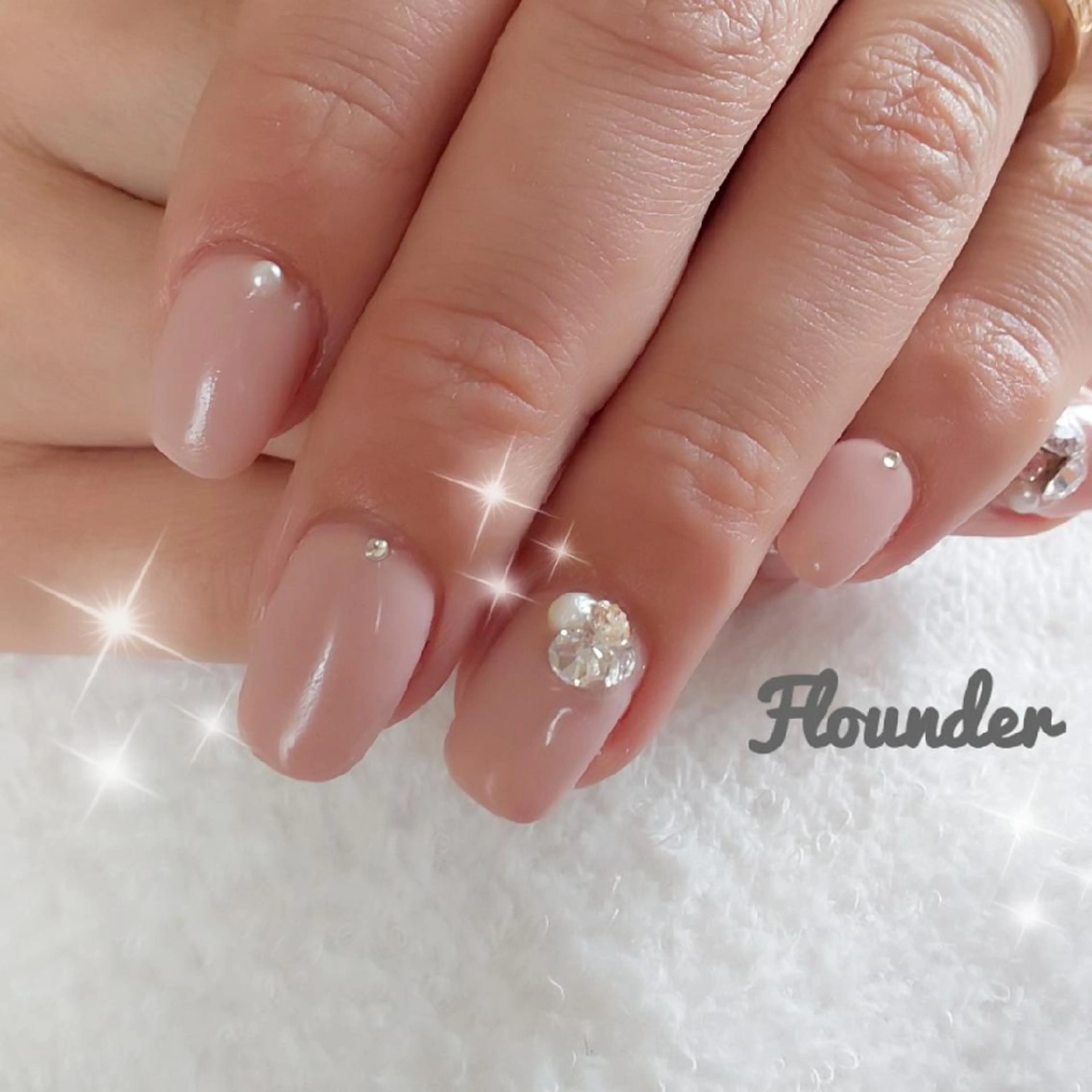 ネイル シンプルネイル ハンドネイル Franda ✾のネイルデザイン