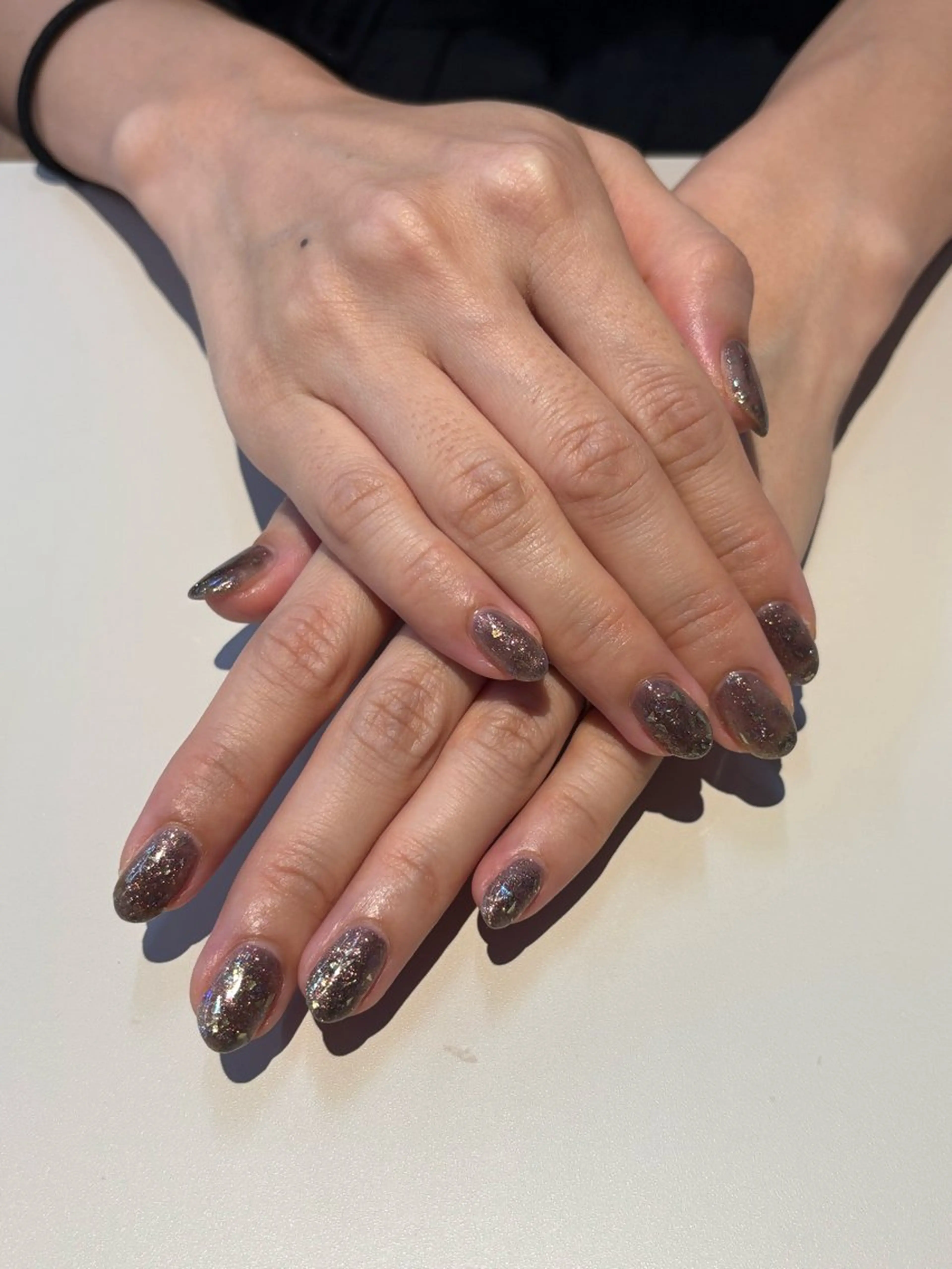 ネイル ラメ(グリッター) ワンカラーネイル deg° erikaのネイルデザイン