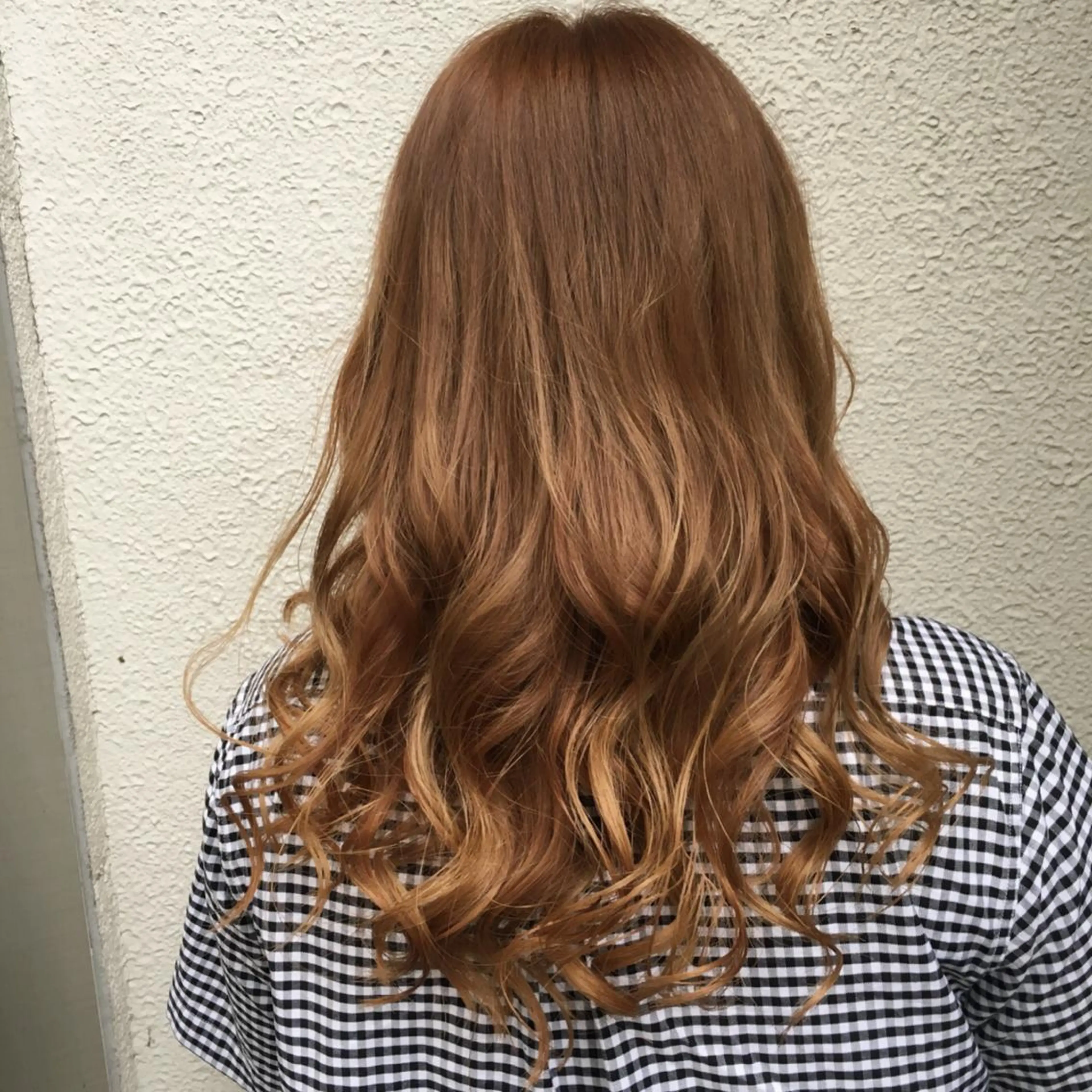 ロング カラー ベージュカラー ラブーケ中川中島店 クラタチカコのヘアスタイル
