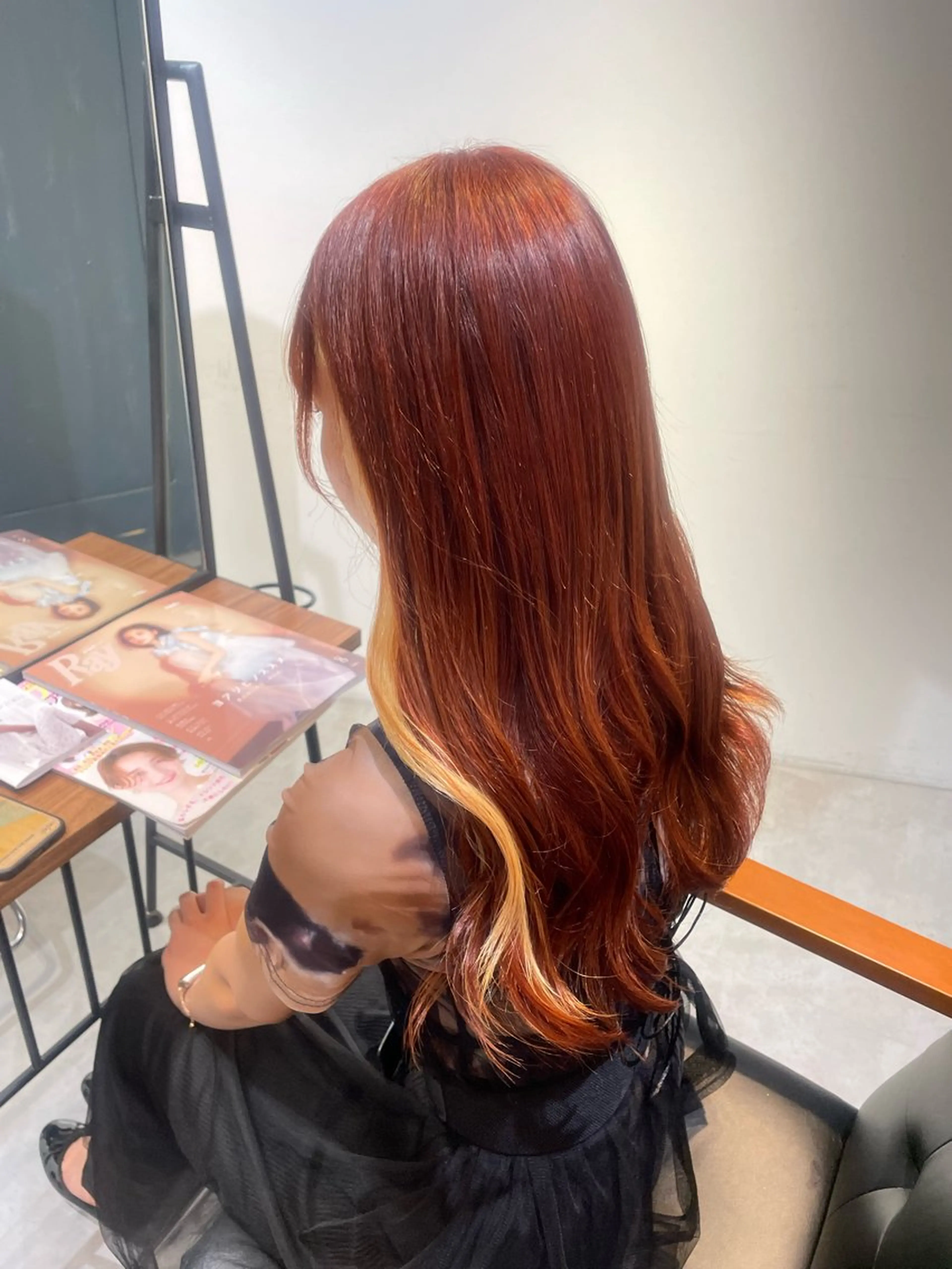 ロング カラー 🪼AI/オリーブ ベージュ🪼のヘアスタイル