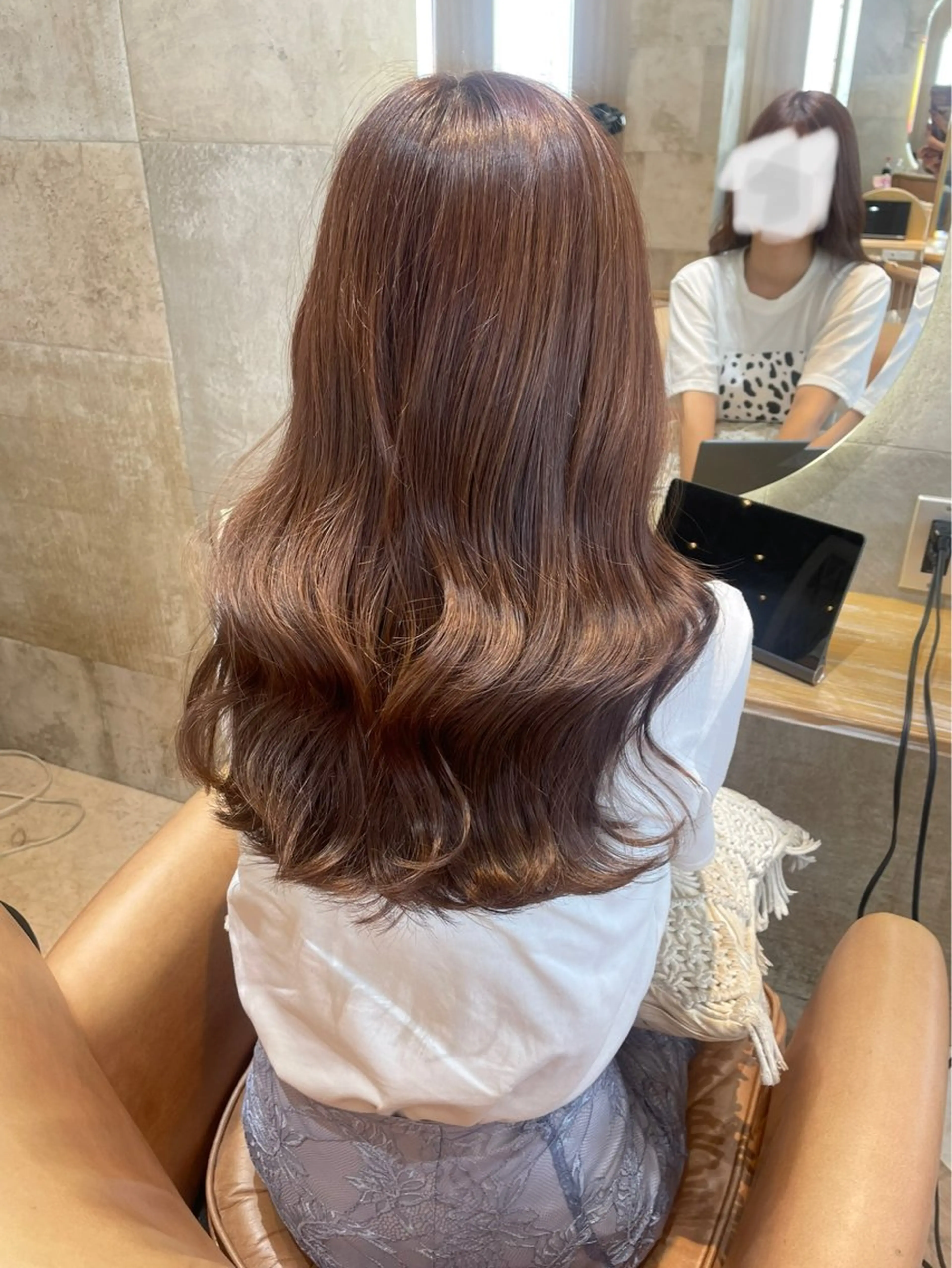 ロング ヘアカラー Lond Alexia所属・sakura/韓国 ガーリー/ワンホンのヘアスタイル