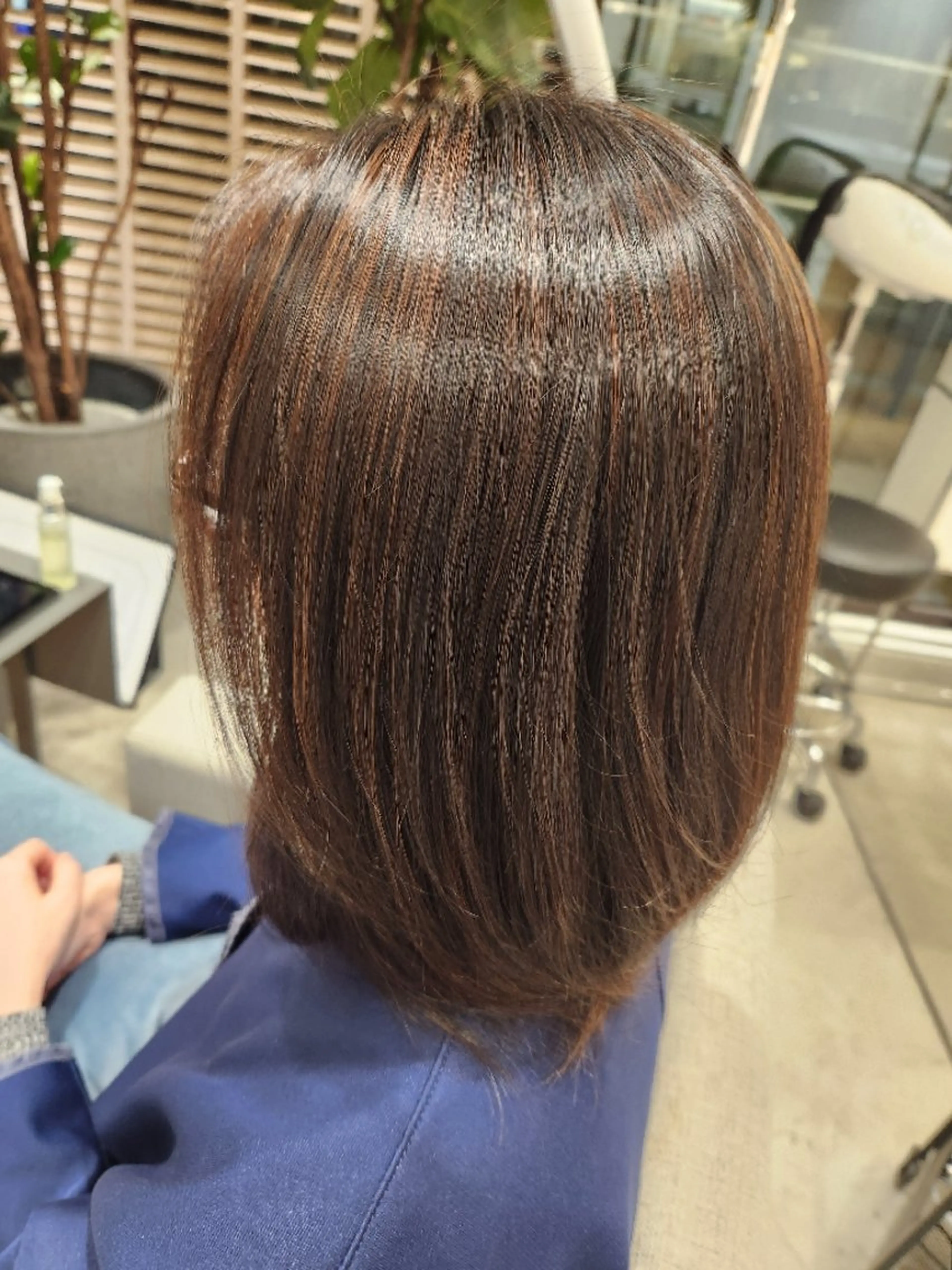 カラー ミディアム ヘアカラー stair:case所属・💜艶髪カラー💜 🎶富川美希🎶のヘアスタイル