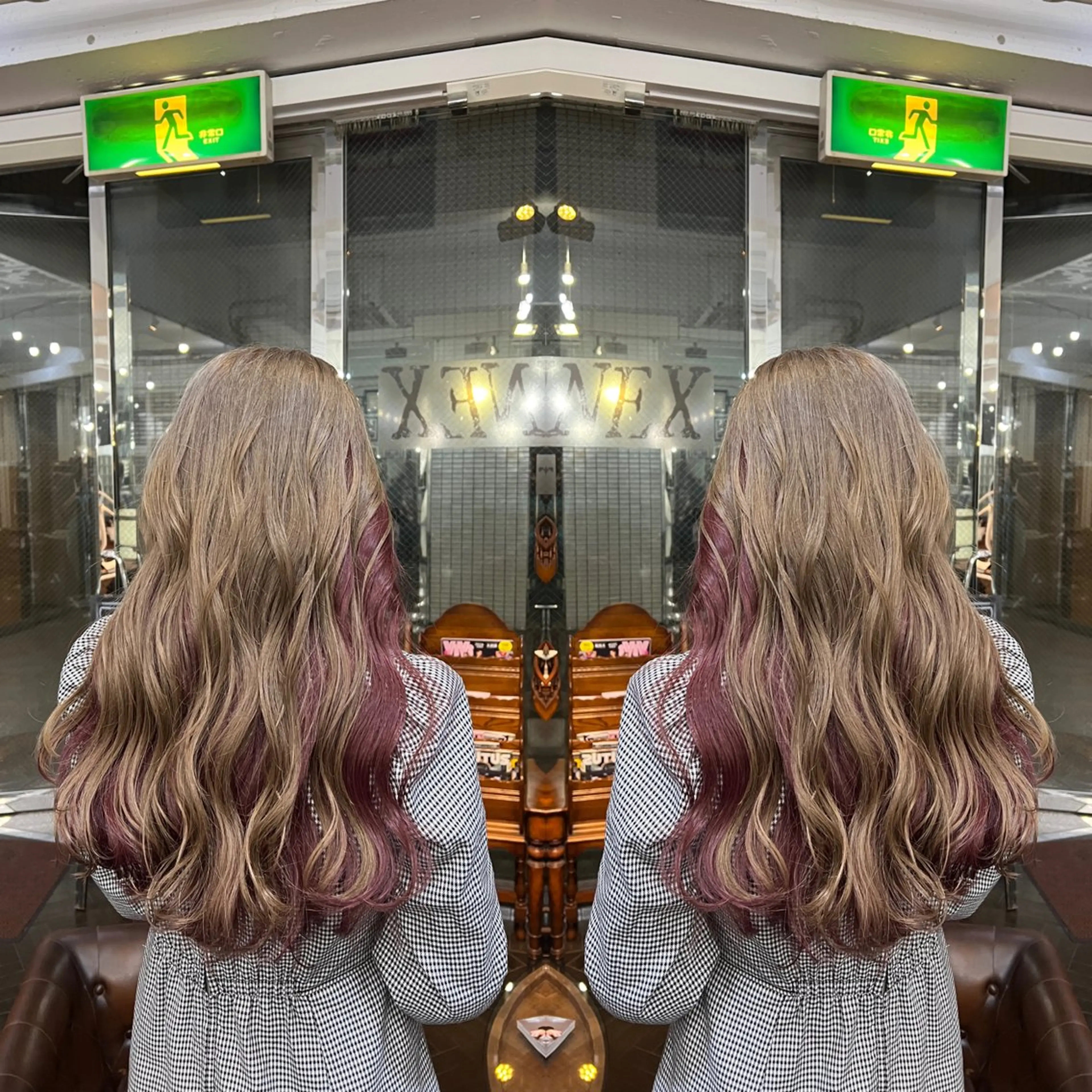 ロング カラー レイヤー/ボブ/ ミニボブ/AOIのヘアスタイル