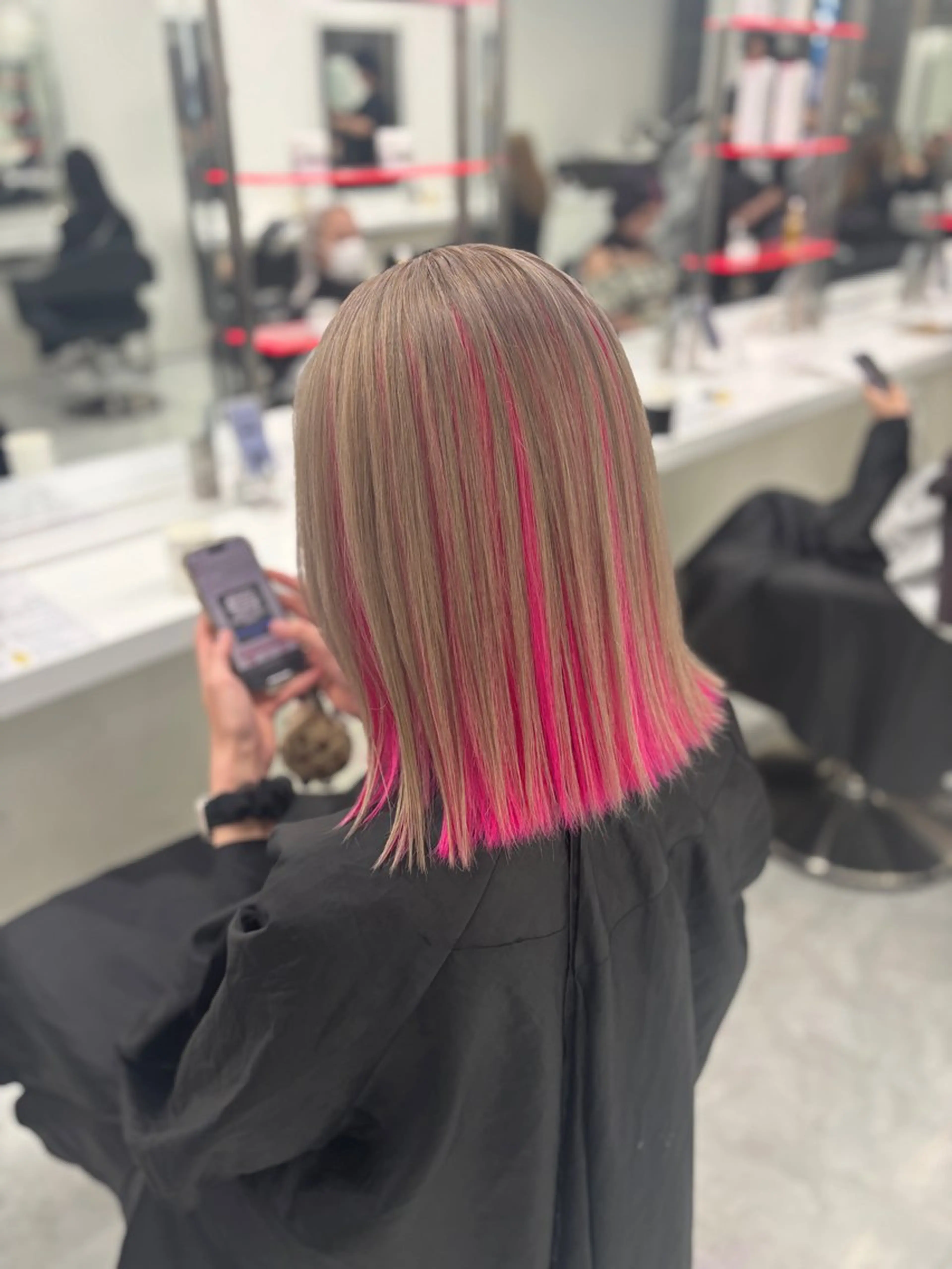 カラー デザインカラー ヘアカラー トリートメント 🎀ハイトーン✖︎ 暖色🎀RYUKAのヘアスタイル