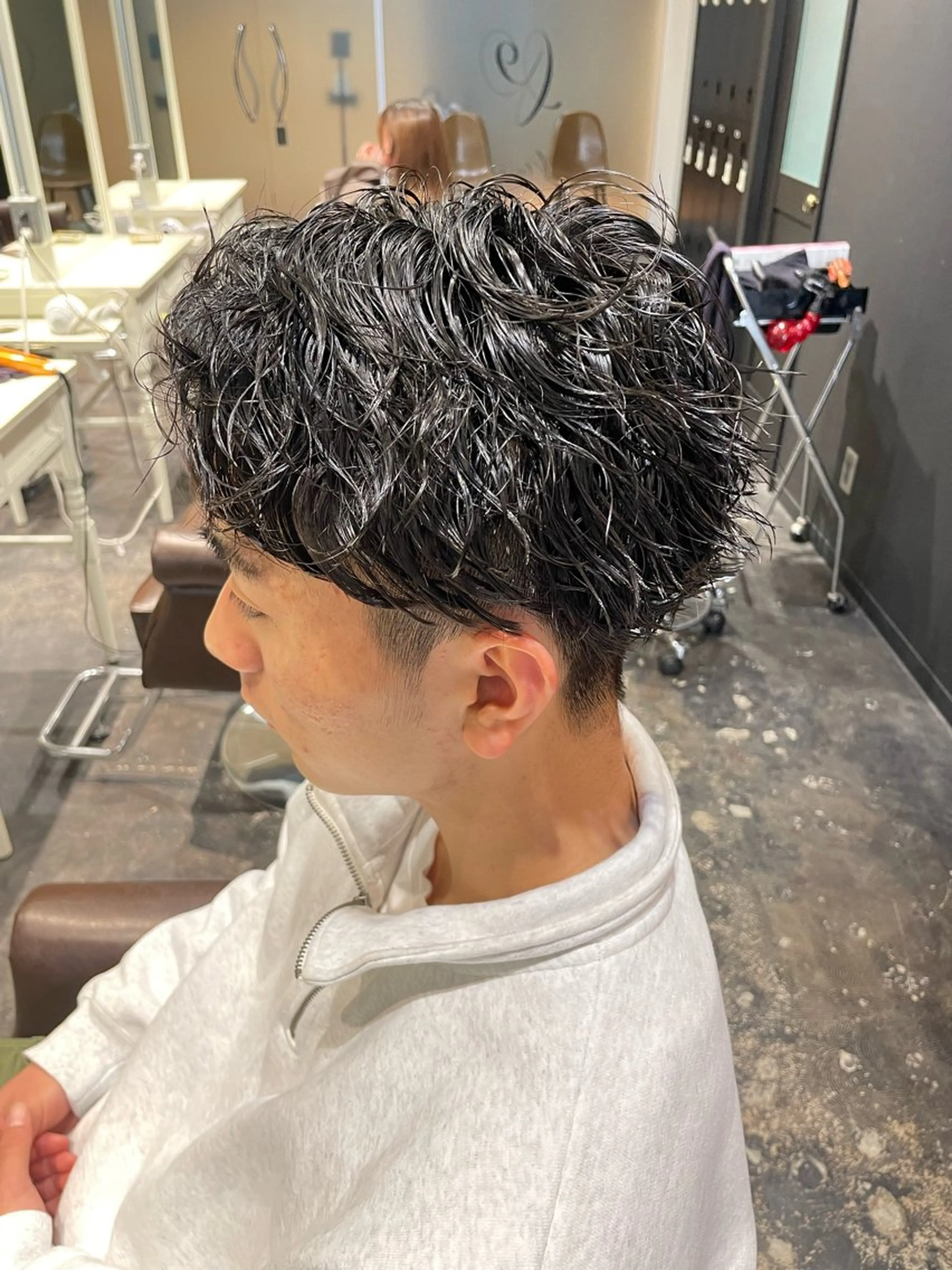 パーマ メンズ メンズパーマ ツイストスパイラルパーマ スパイラルパーマ カット パーマ 💈神戸メンズ パーマ流基斗💈のヘアスタイル