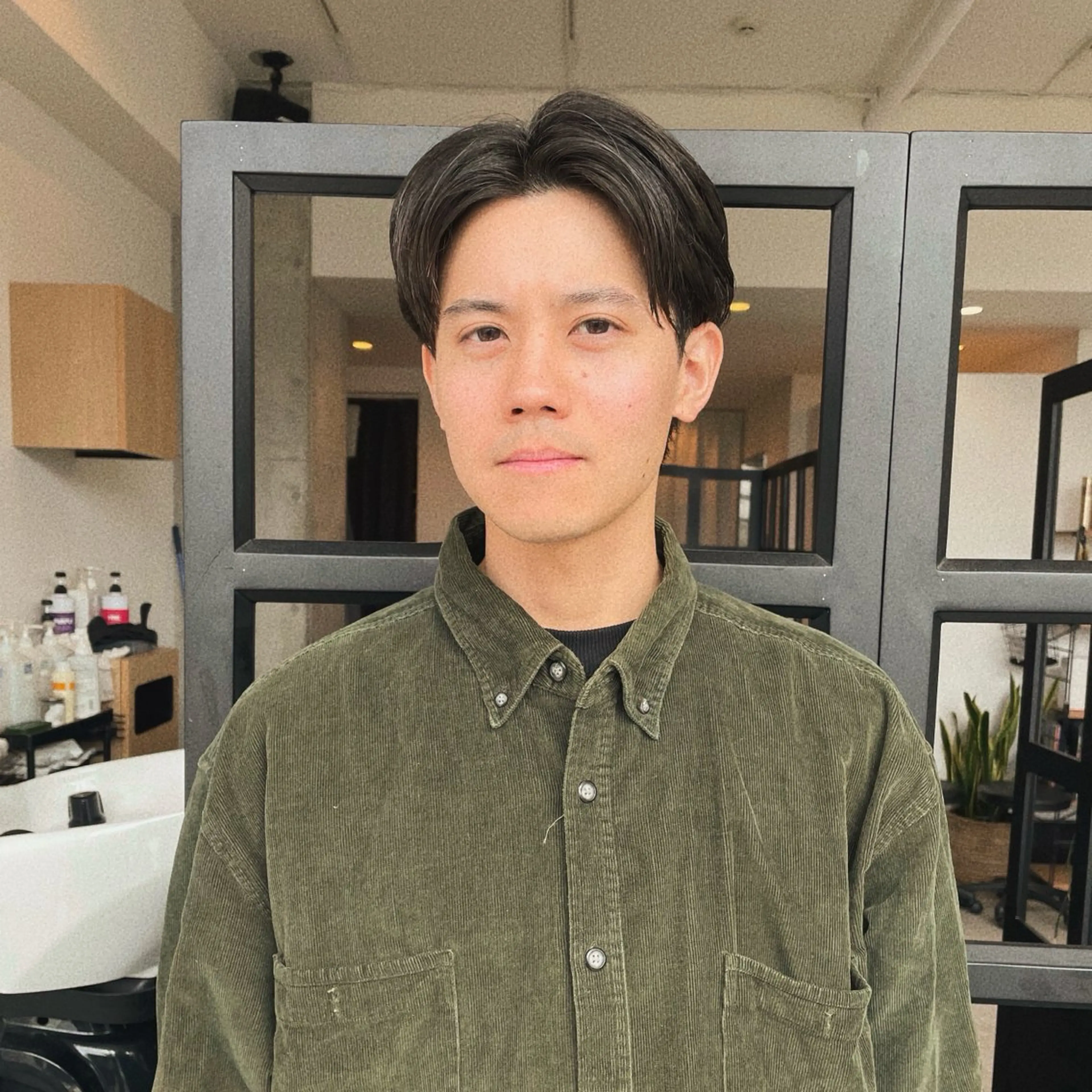 ショート メンズ センターパート メンズショート ショートヘア カット ヘッドスパ 堀江将太朗/恵比寿/ メンズカットのヘアスタイル