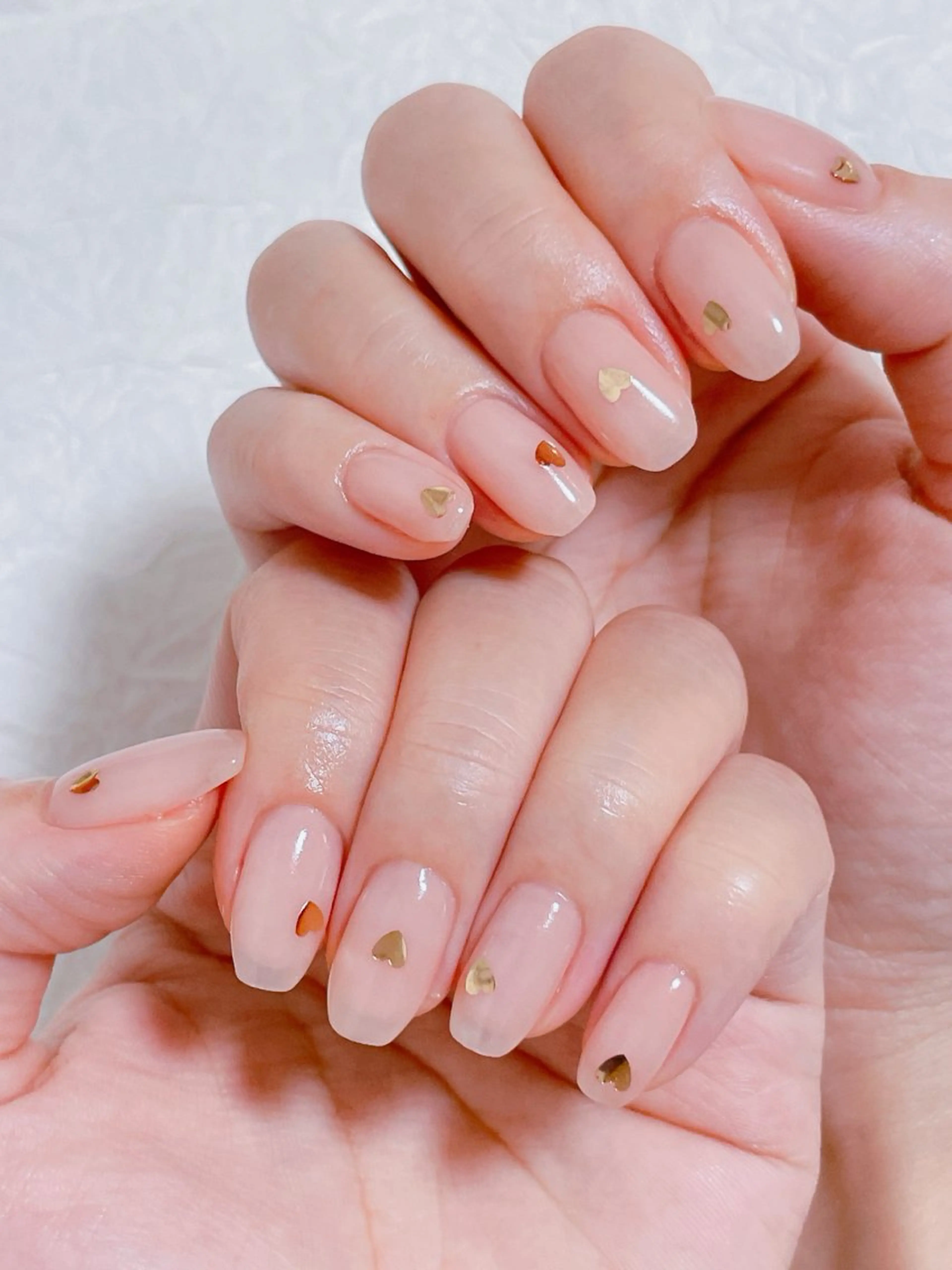 ネイル アートネイル チークネイル ジェルネイル ゴールド グラデーション ハンドネイル ゆ か_Nails💫のネイルデザイン